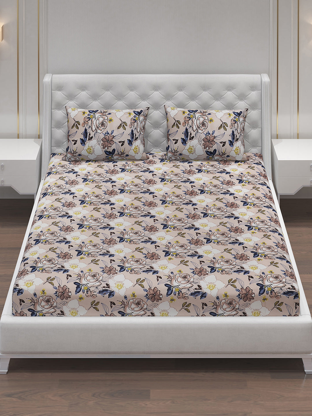 MOCA by Monte Carlo 120 GSM Microfibre Double Bedsheet with 2 Pillow Covers