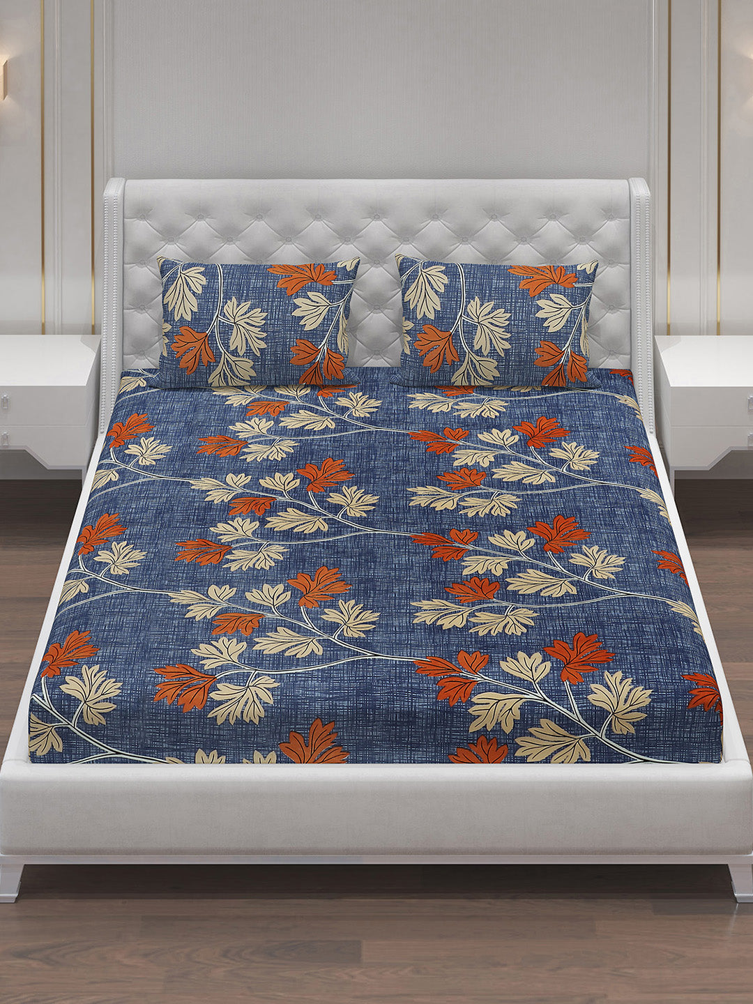 MOCA by Monte Carlo 120 GSM Microfibre Double Bedsheet with 2 Pillow Covers