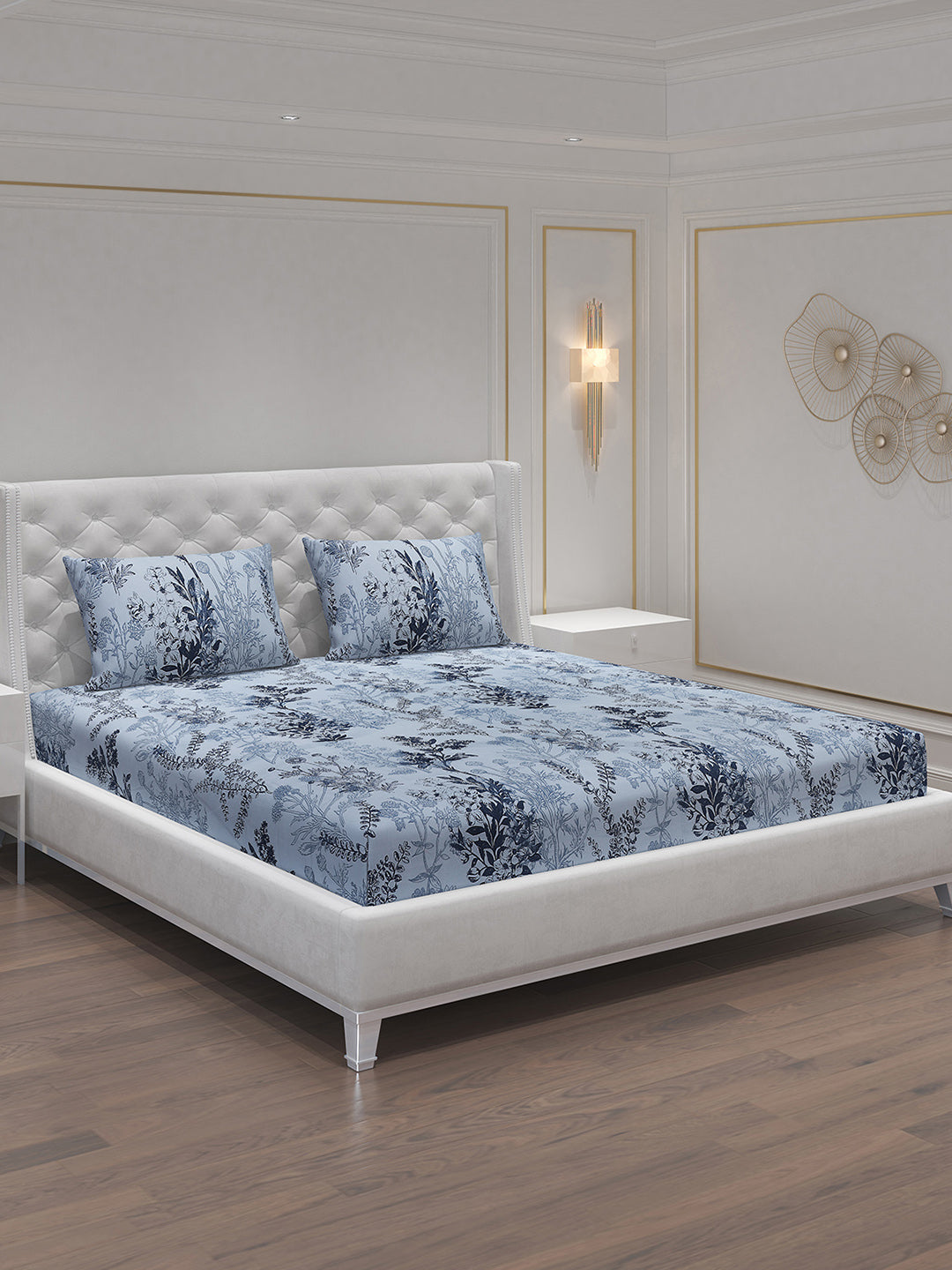 MOCA by Monte Carlo 120 GSM Microfibre Double Bedsheet with 2 Pillow Covers