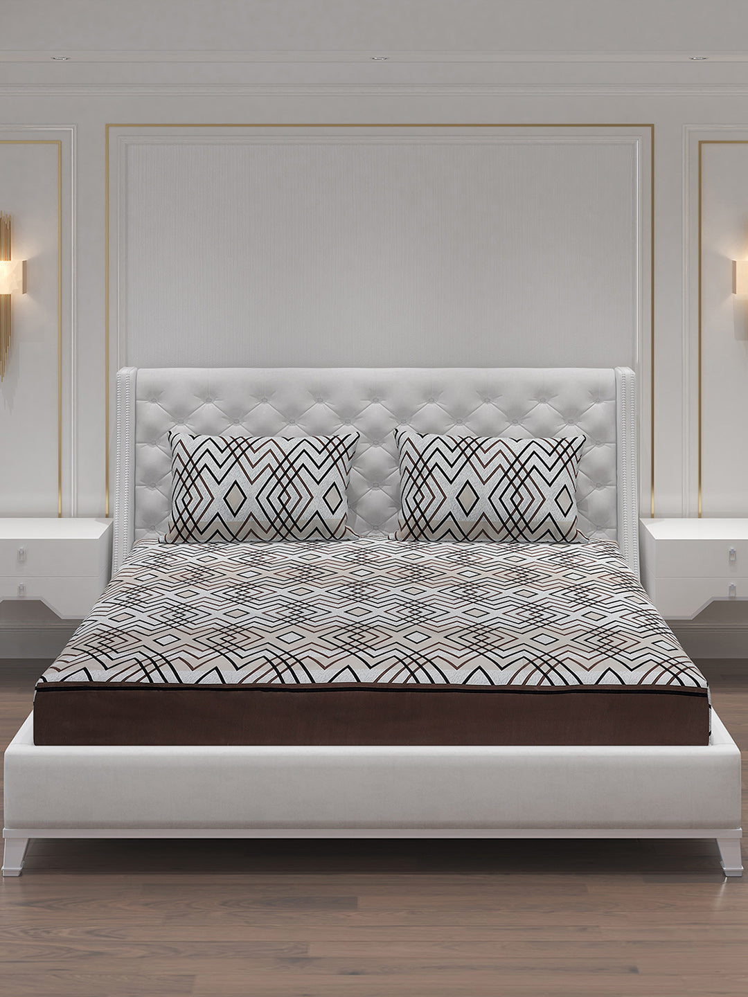 MOCA by Monte Carlo 120 GSM Microfibre Double Bedsheet with 2 Pillow Covers