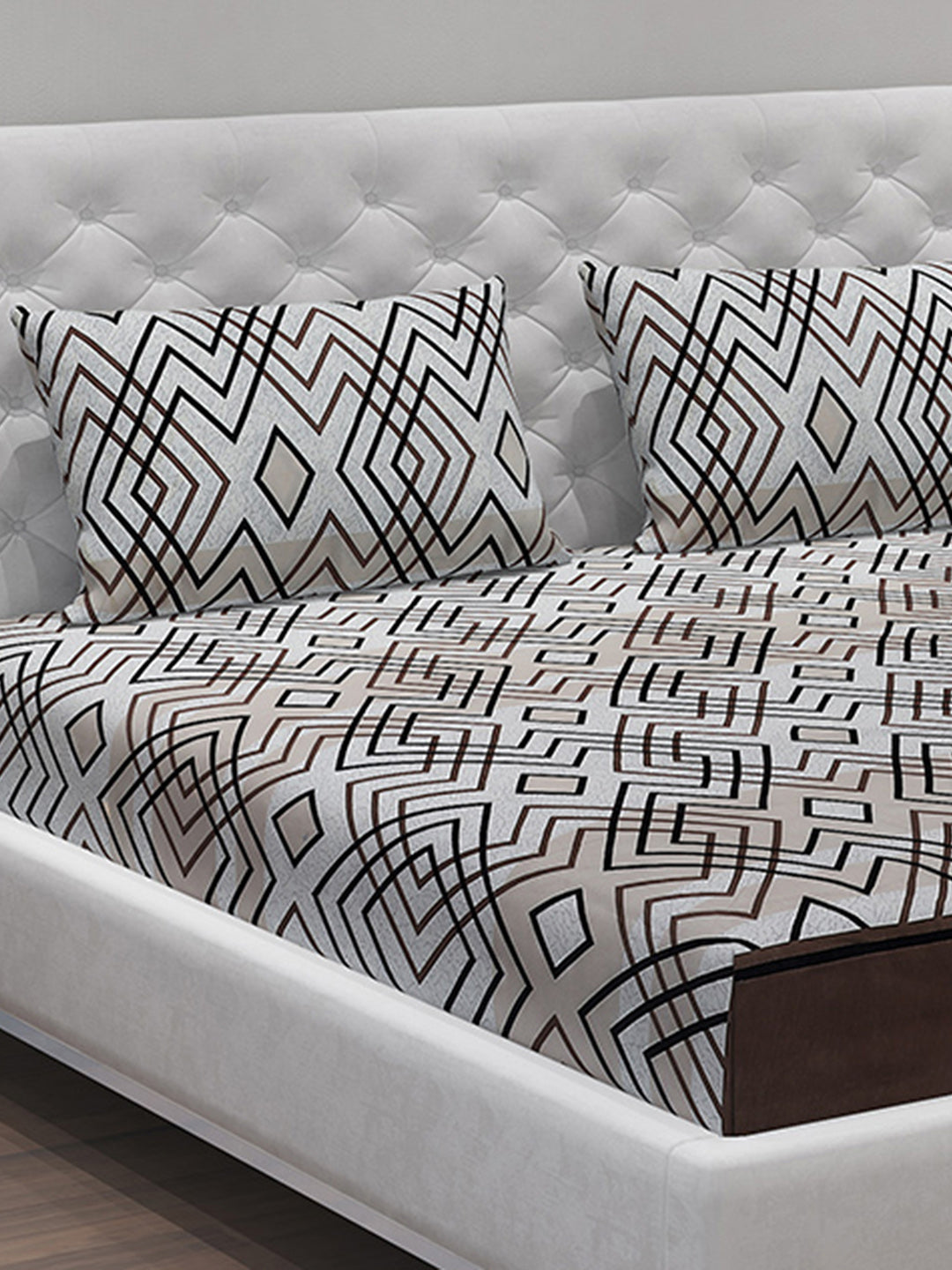 MOCA by Monte Carlo 120 GSM Microfibre Double Bedsheet with 2 Pillow Covers