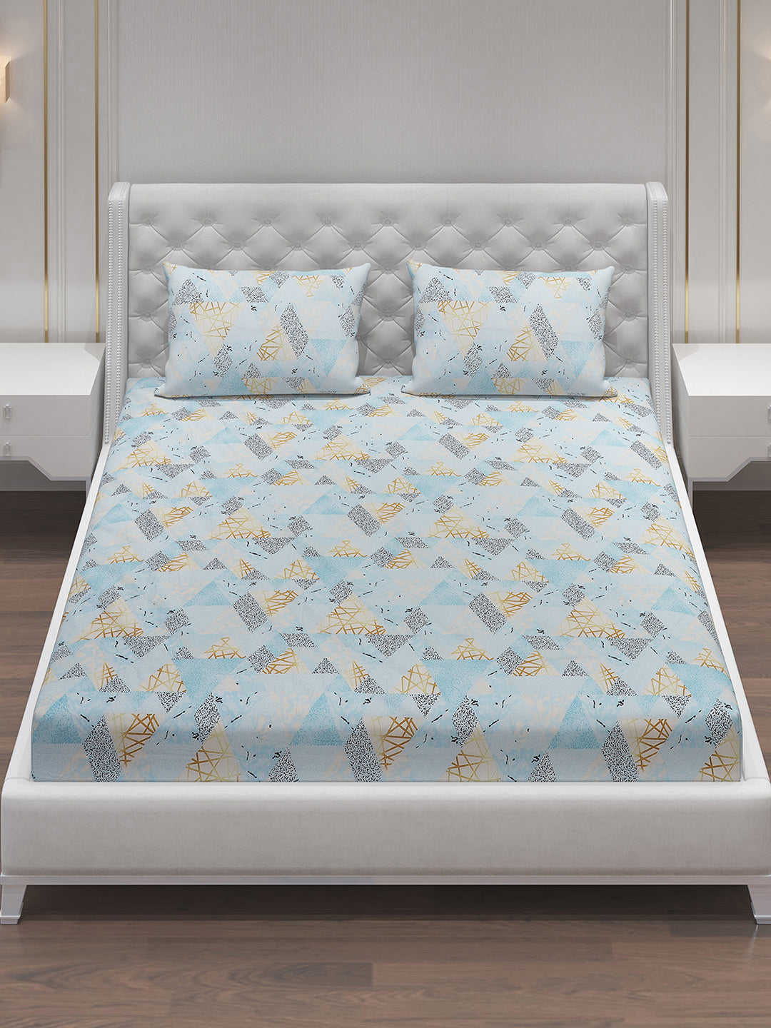 MOCA by Monte Carlo 120 GSM Microfibre Double Bedsheet with 2 Pillow Covers