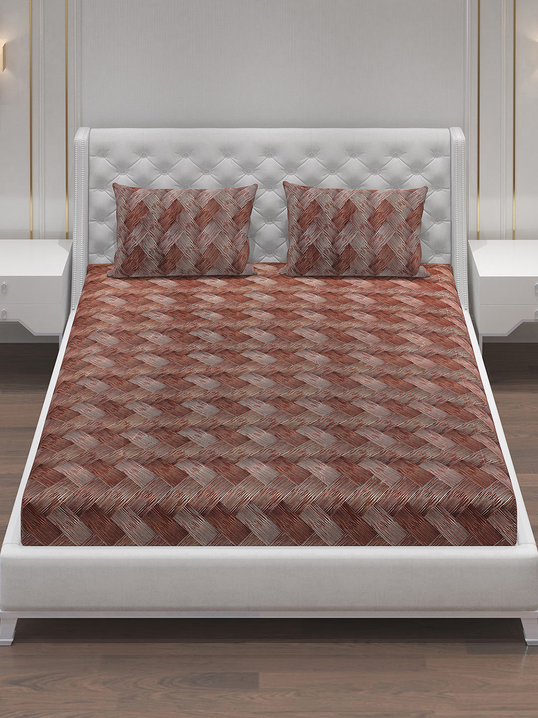 MOCA by Monte Carlo 120 GSM Microfibre Double Bedsheet with 2 Pillow Covers