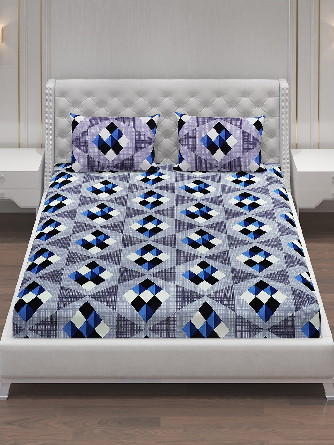 MOCA by Monte Carlo 120 GSM Microfibre Double Bedsheet with 2 Pillow Covers