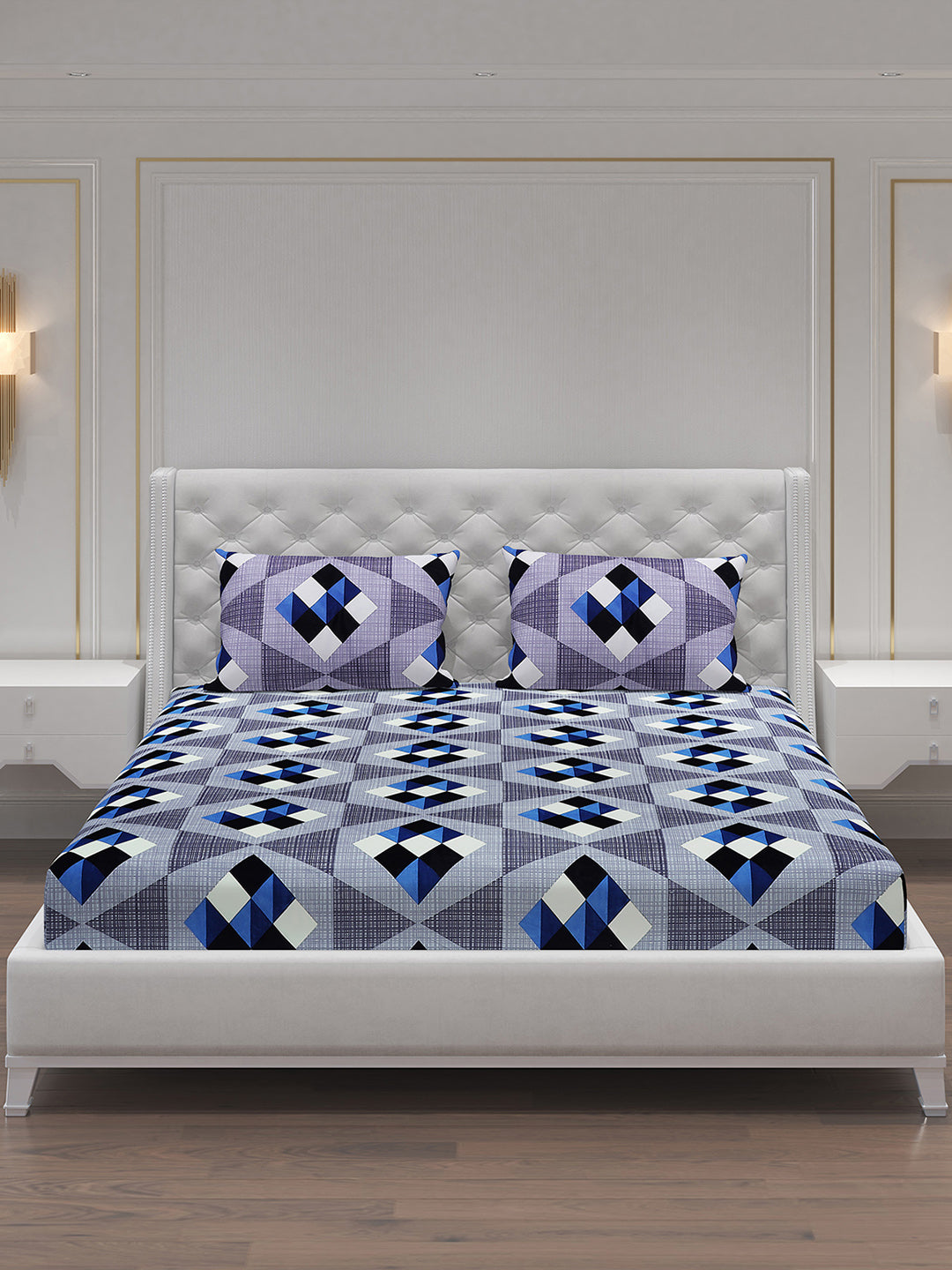 MOCA by Monte Carlo 120 GSM Microfibre Double Bedsheet with 2 Pillow Covers