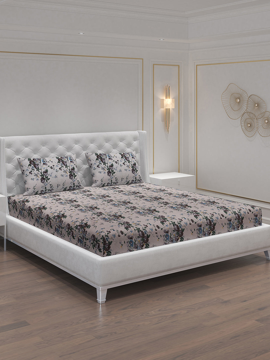 MOCA by Monte Carlo 120 GSM Microfibre Double Bedsheet with 2 Pillow Covers