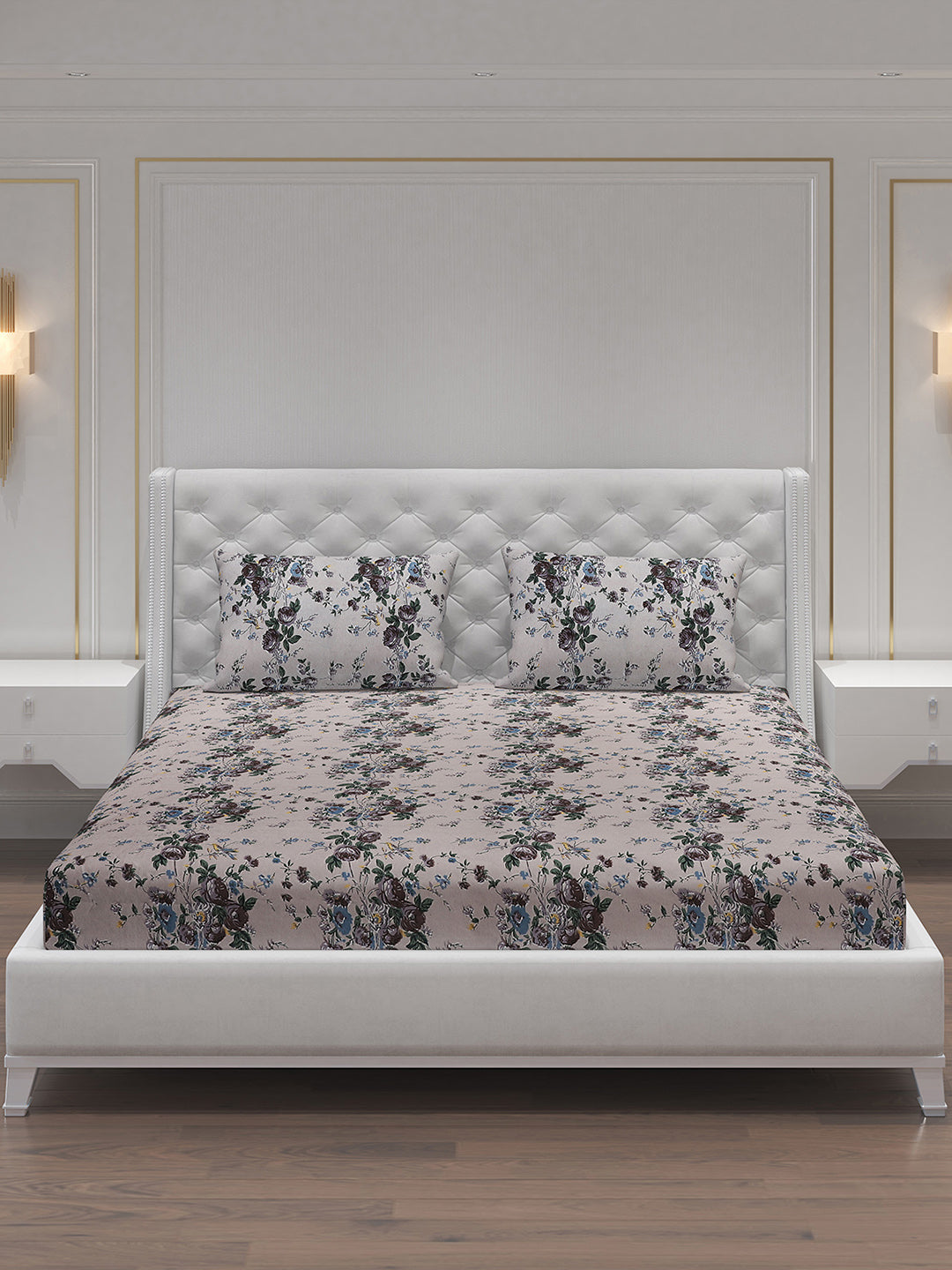 MOCA by Monte Carlo 120 GSM Microfibre Double Bedsheet with 2 Pillow Covers