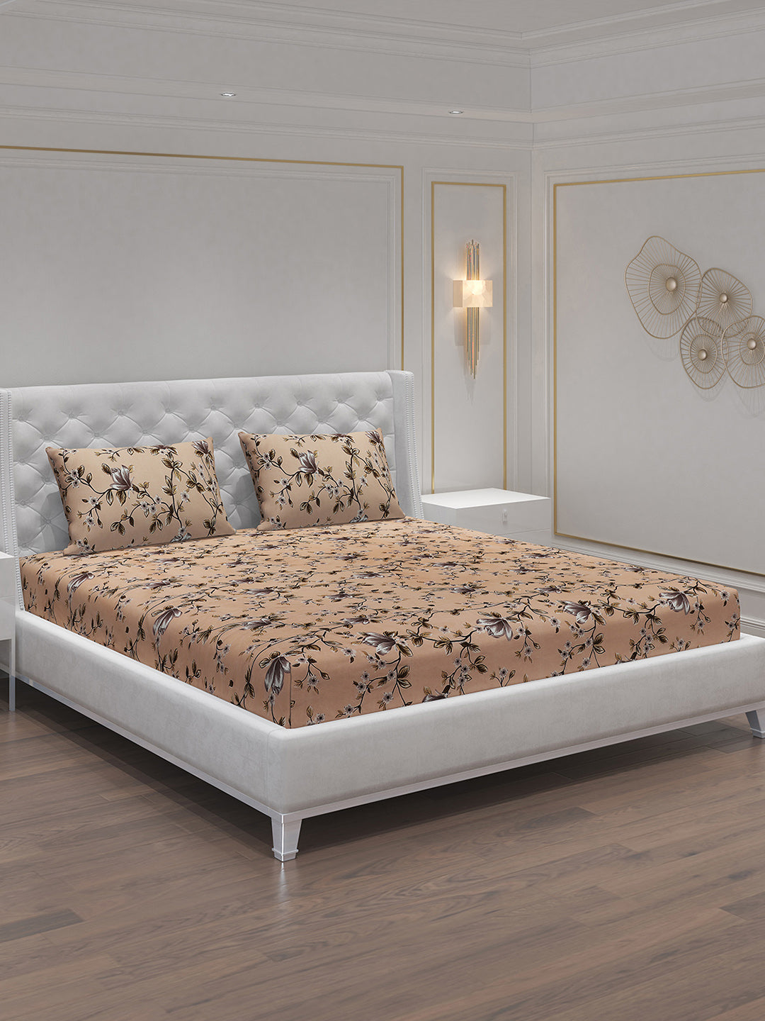 MOCA by Monte Carlo 120 GSM Microfibre Double Bedsheet with 2 Pillow Covers