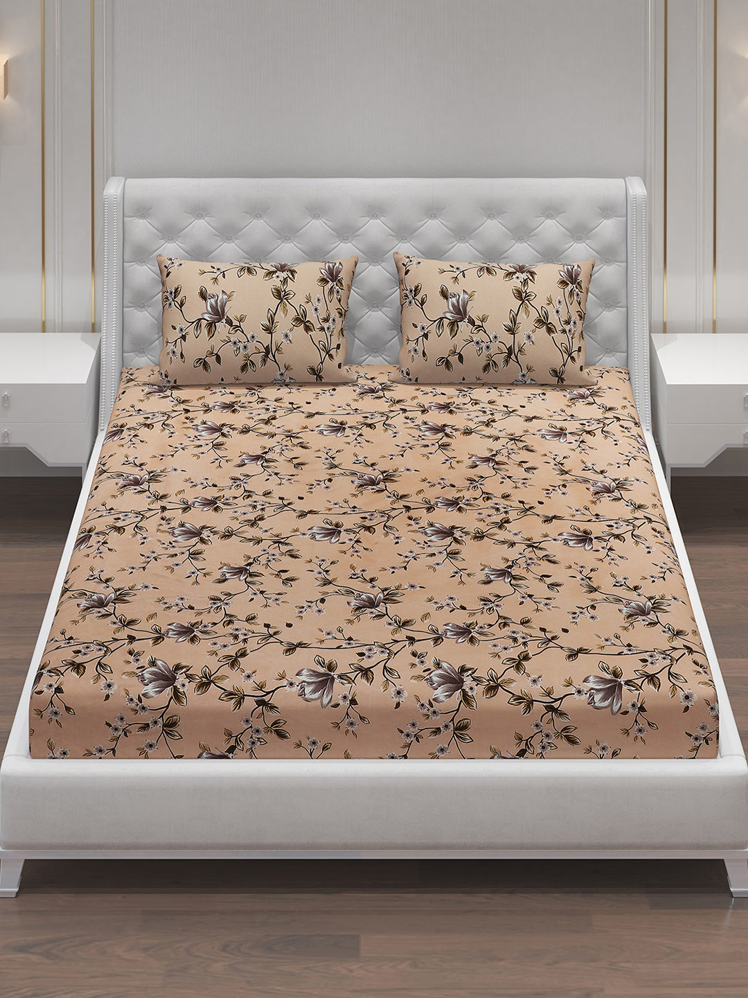 MOCA by Monte Carlo 120 GSM Microfibre Double Bedsheet with 2 Pillow Covers