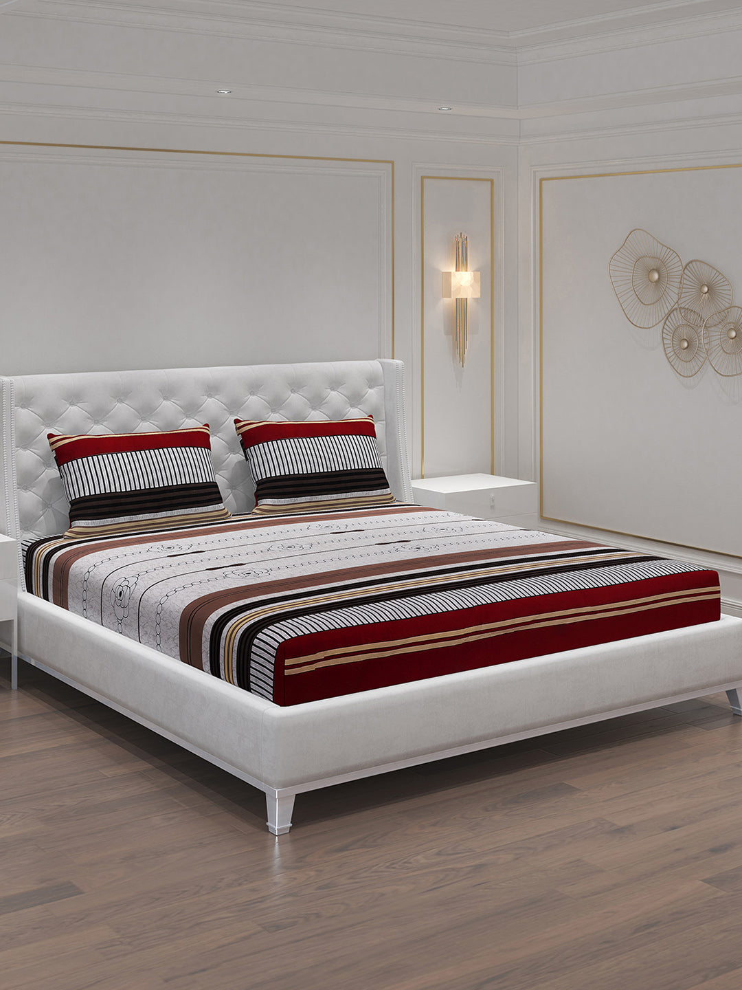 MOCA by Monte Carlo 120 GSM Microfibre Double Bedsheet with 2 Pillow Covers