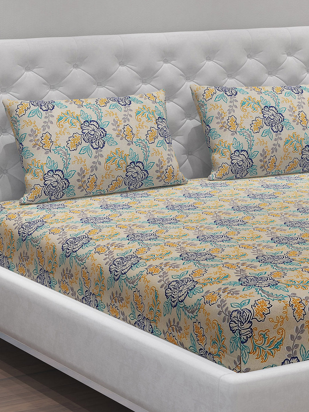 MOCA by Monte Carlo 120 GSM Microfibre Double Bedsheet with 2 Pillow Covers