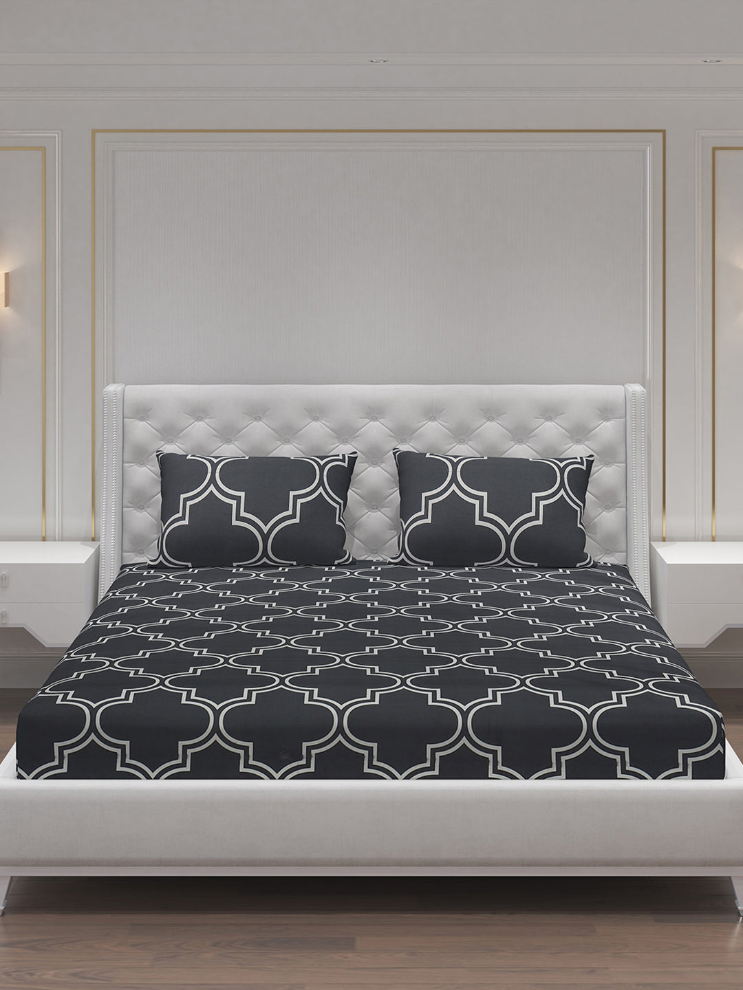 MOCA by Monte Carlo 120 GSM Microfibre Double Bedsheet With 2 Pillow Covers