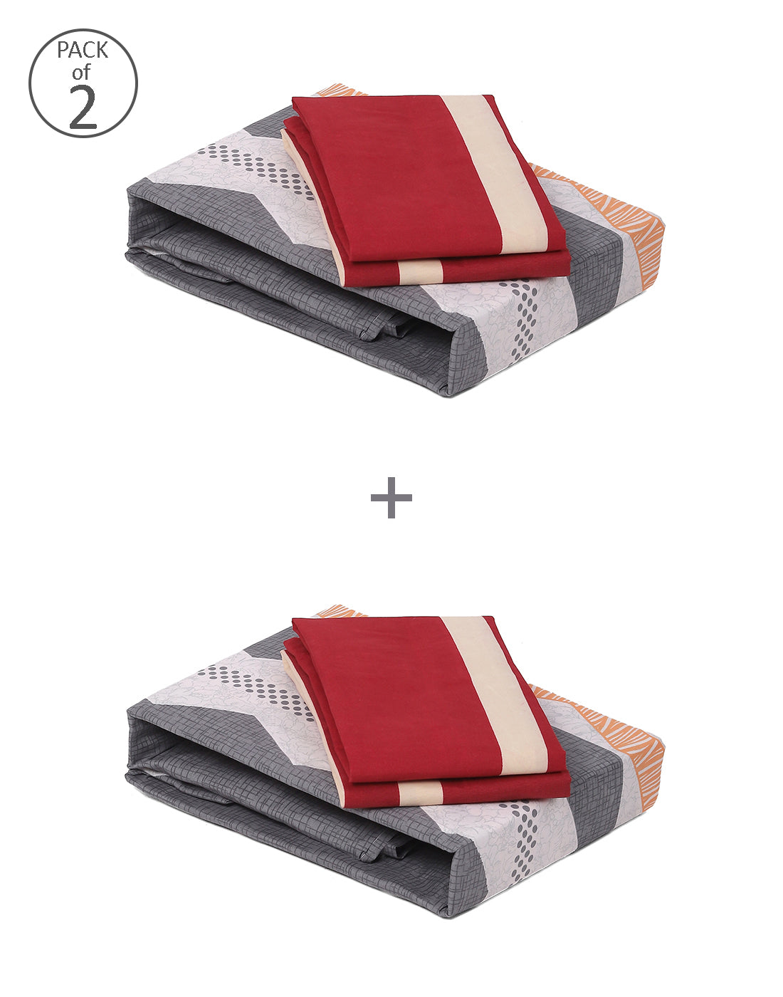 MOCA by Monte Carlo 120 GSM Microfibre Double Bedsheet (2 Pcs Set)