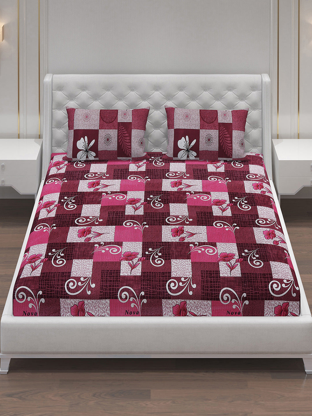 MOCA by Monte Carlo 120 GSM Microfibre Double Bedsheet (2 Pcs Set)