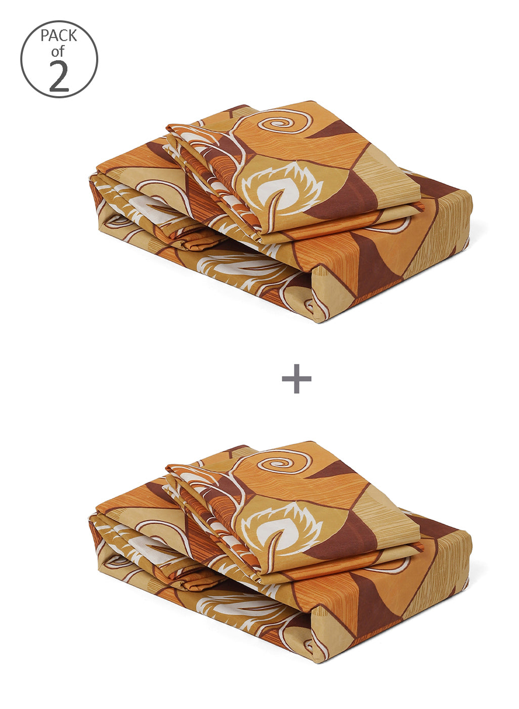 MOCA by Monte Carlo 120 GSM Microfibre Double Bedsheet (2 Pcs Set)