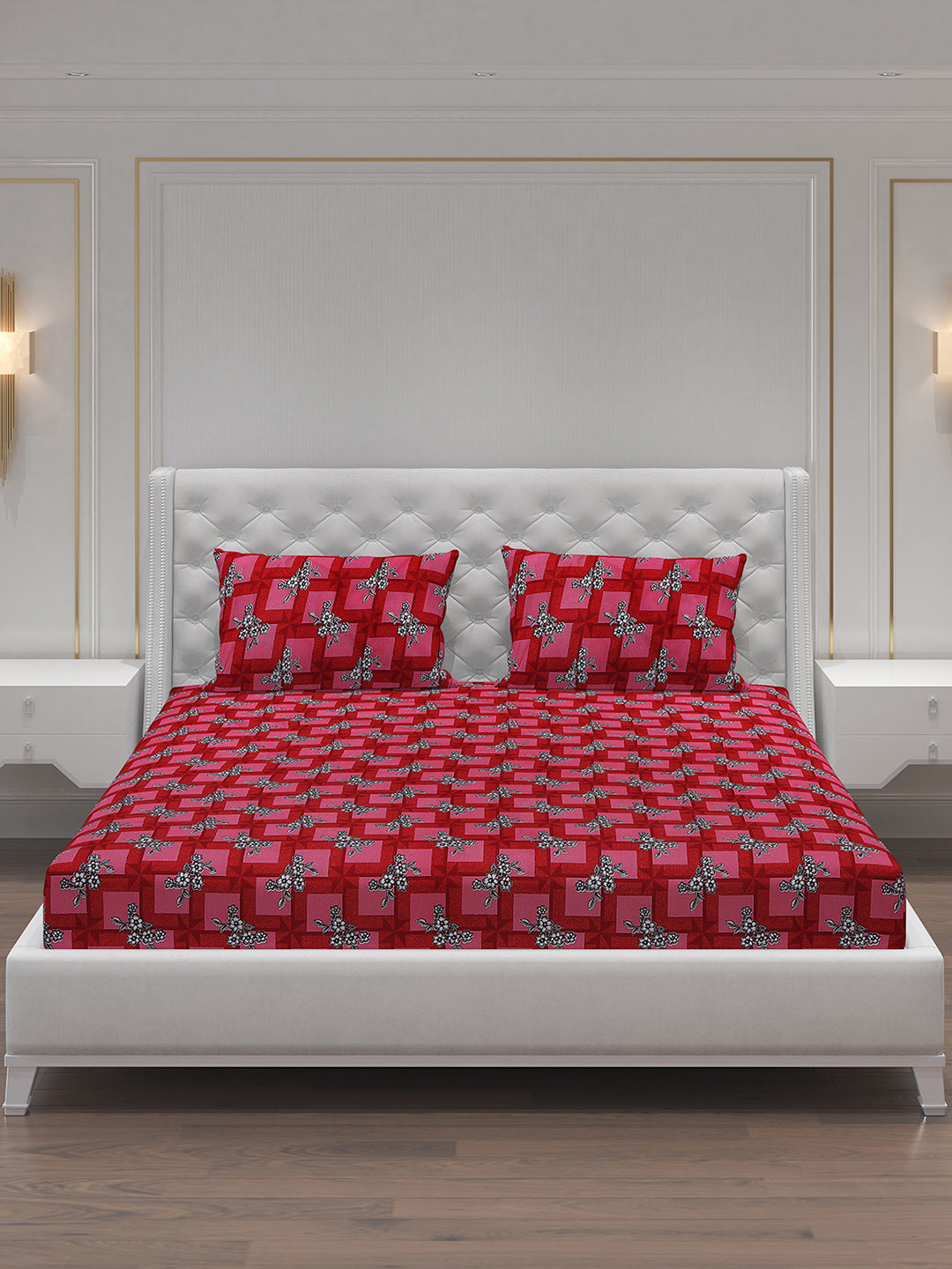 MOCA by Monte Carlo 120 GSM Microfibre Double Bedsheet (2 Pcs Set)