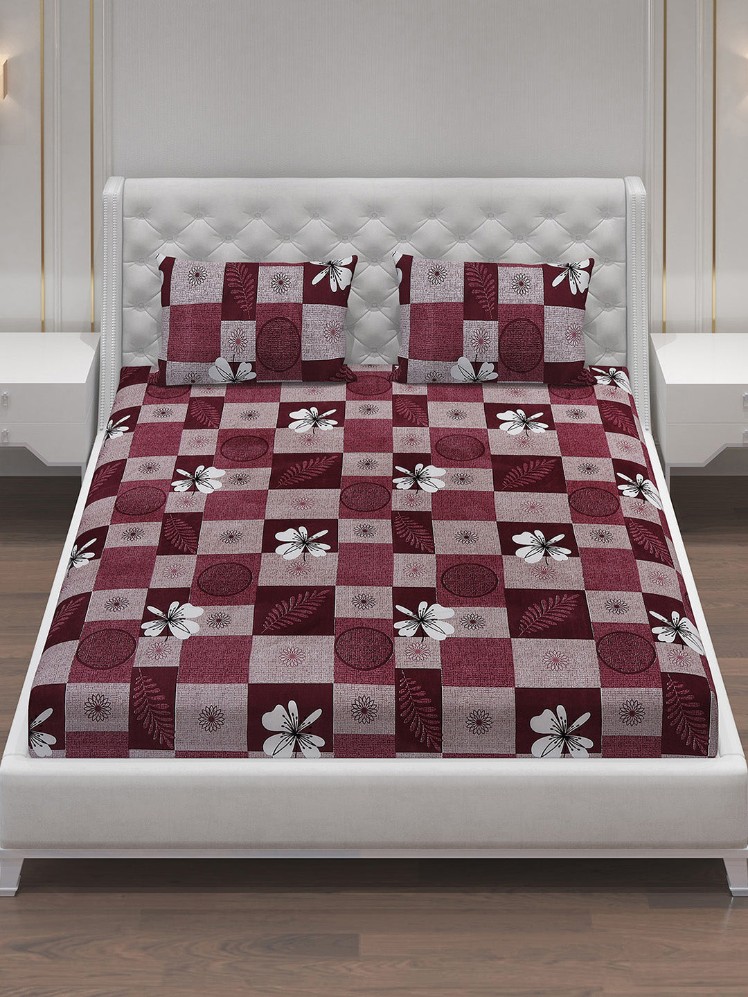MOCA by Monte Carlo 120 GSM Microfibre Double Bedsheet (2 Pcs Set)