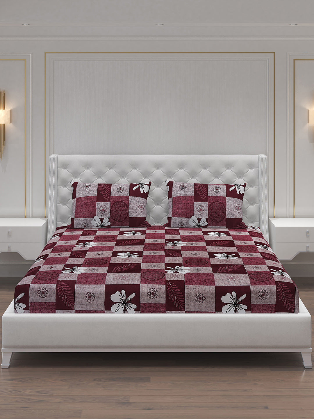 MOCA by Monte Carlo 120 GSM Microfibre Double Bedsheet (2 Pcs Set)