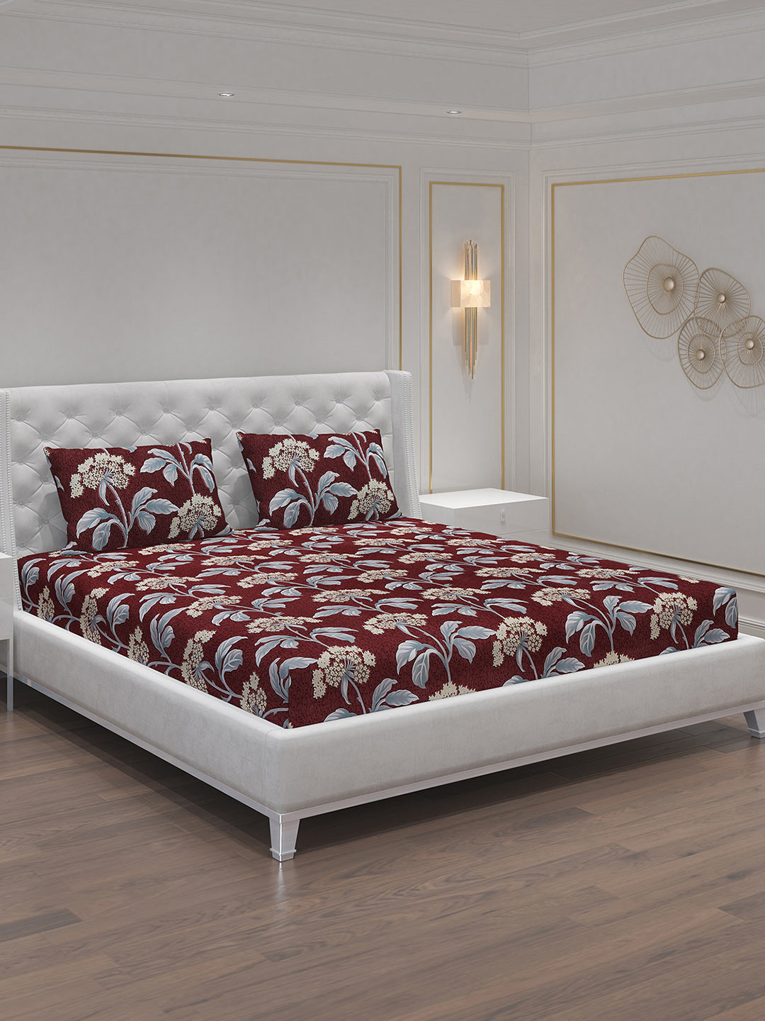 MOCA by Monte Carlo 120 GSM Microfibre Double Bedsheet (2 Pcs Set)