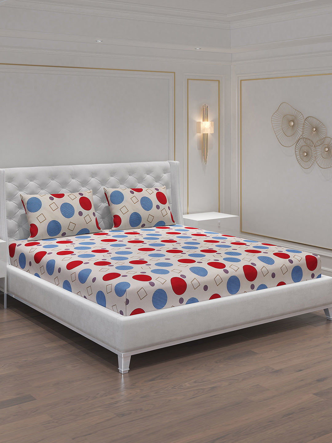 MOCA by Monte Carlo 120 GSM Microfibre Double Bedsheet (2 Pcs Set)