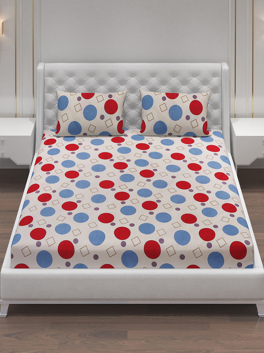 MOCA by Monte Carlo 120 GSM Microfibre Double Bedsheet (2 Pcs Set)