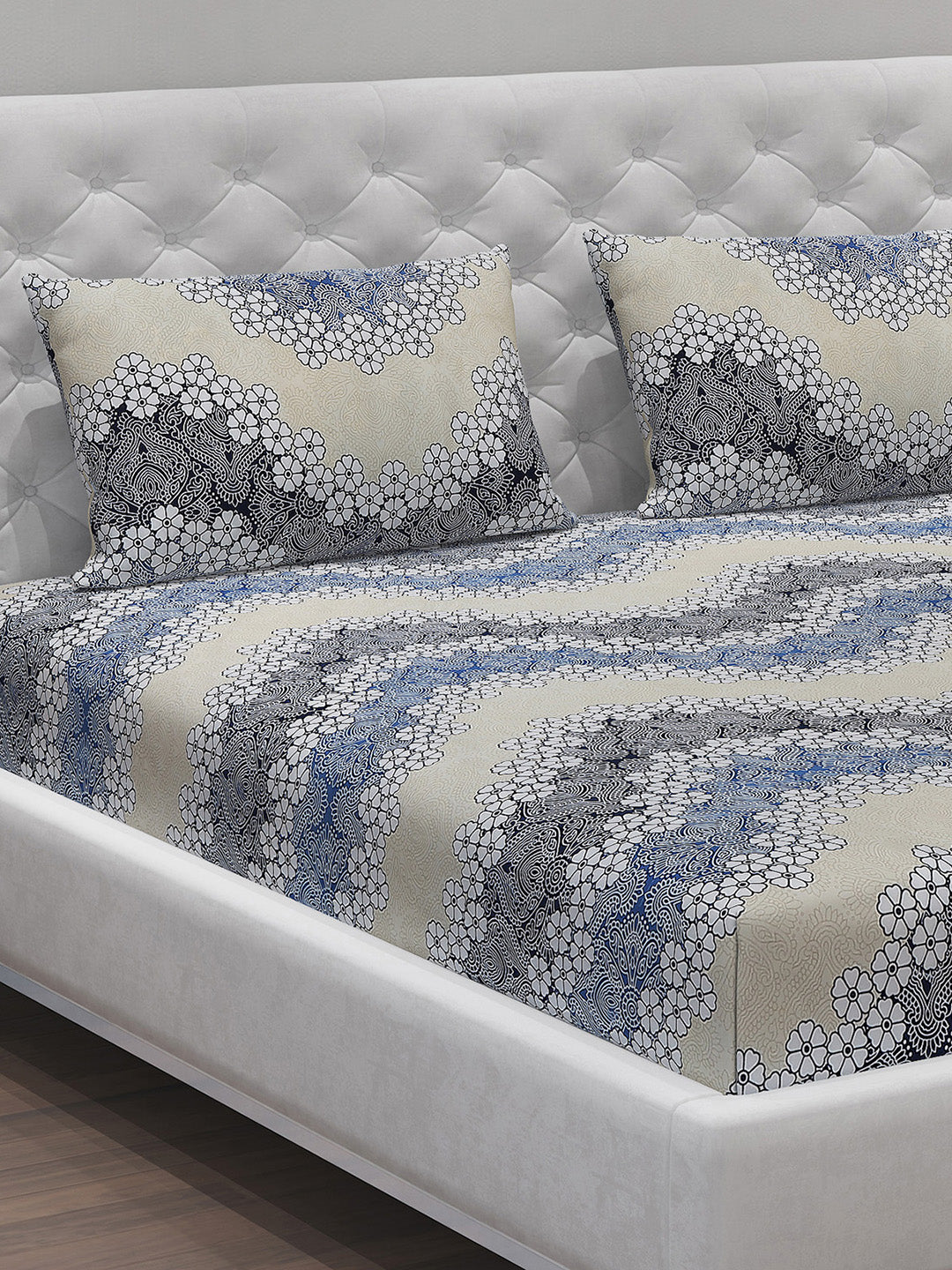 MOCA by Monte Carlo 120 GSM Microfibre Double Bedsheet (2 Pcs Set)