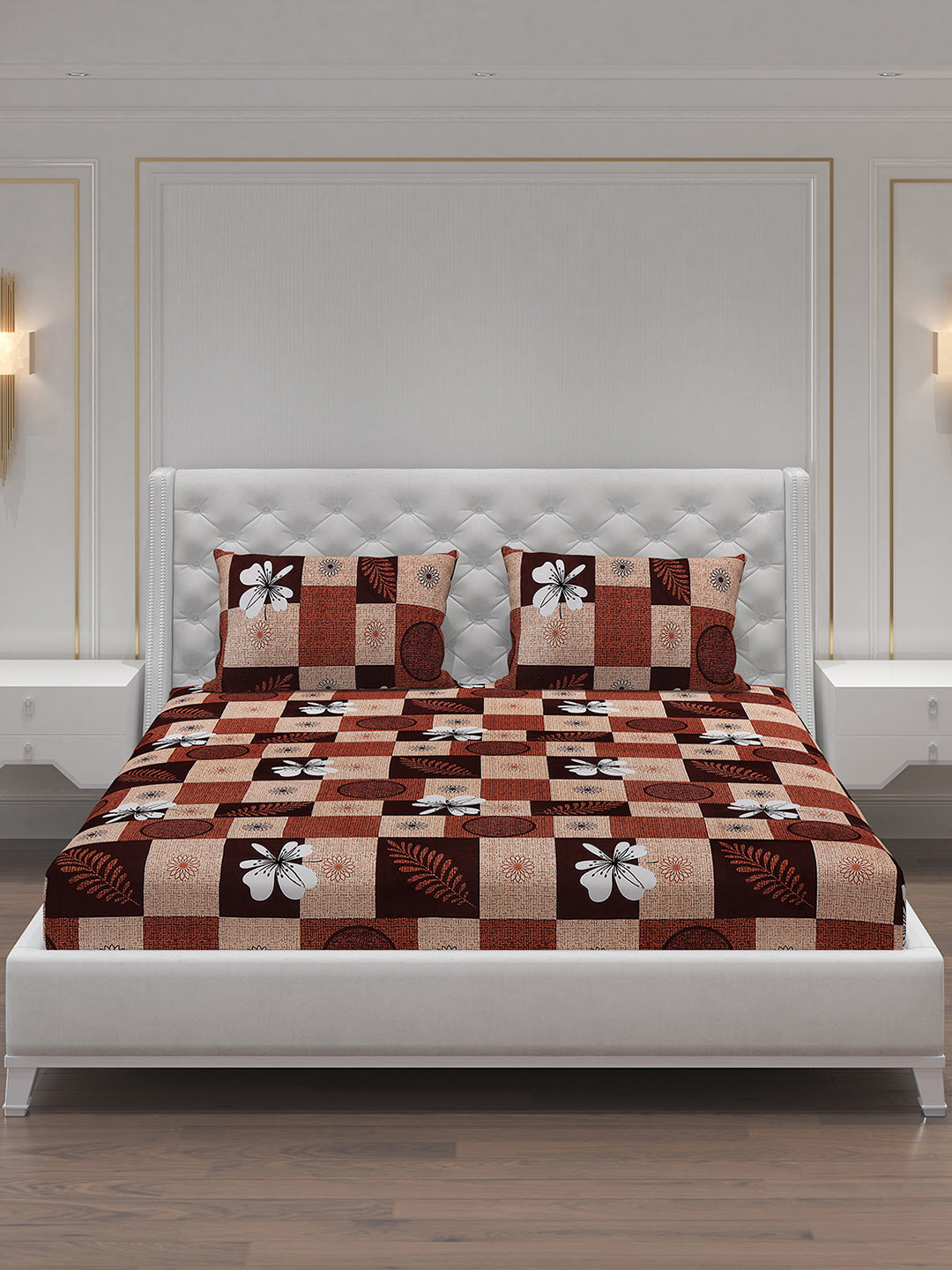 MOCA by Monte Carlo 120 GSM Microfibre Double Bedsheet (2 Pcs Set)