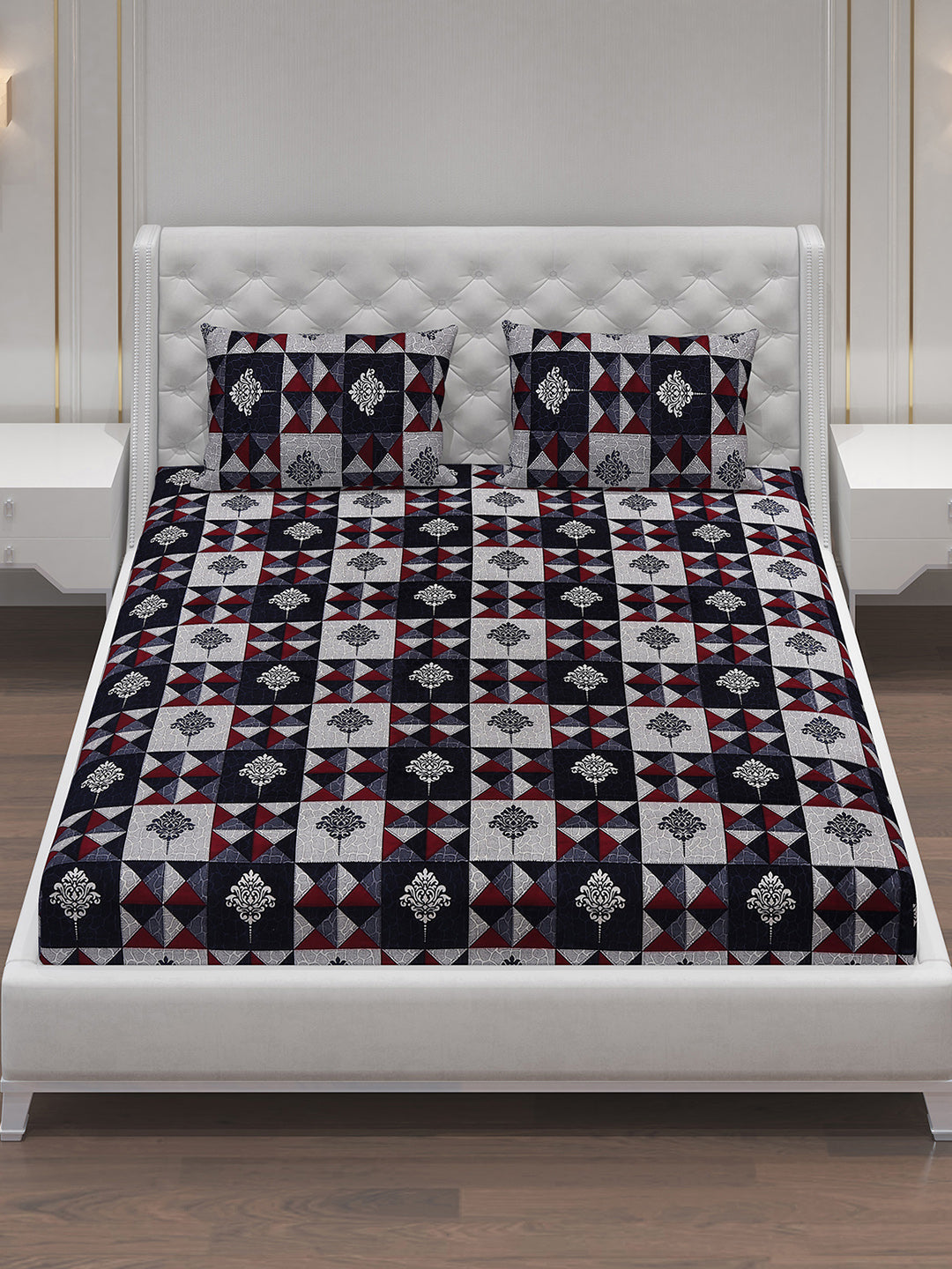 MOCA by Monte Carlo 120 GSM Microfibre Double Bedsheet (2 Pcs Set)