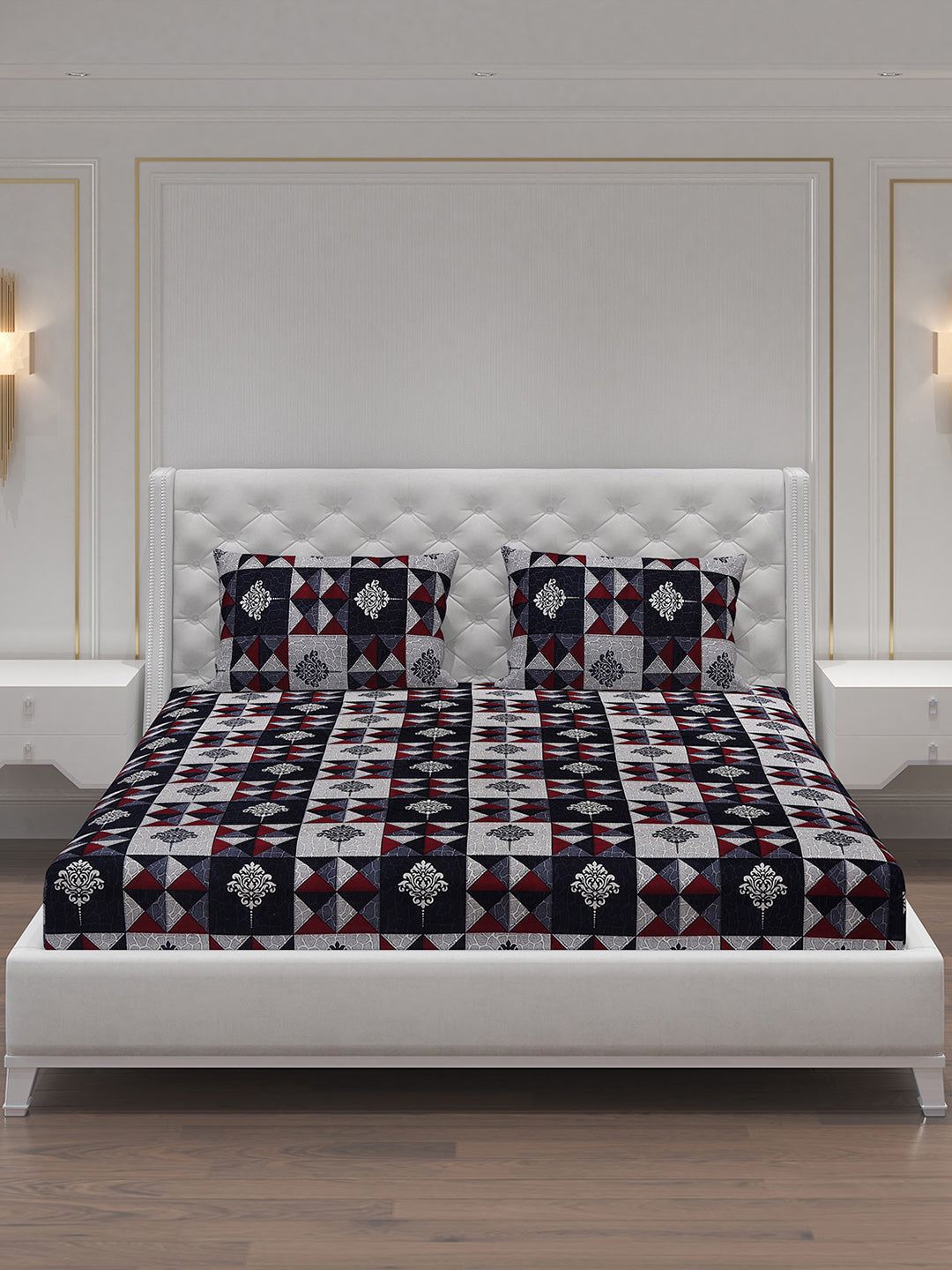 MOCA by Monte Carlo 120 GSM Microfibre Double Bedsheet (2 Pcs Set)