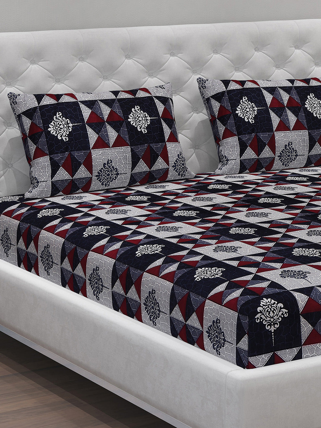 MOCA by Monte Carlo 120 GSM Microfibre Double Bedsheet (2 Pcs Set)