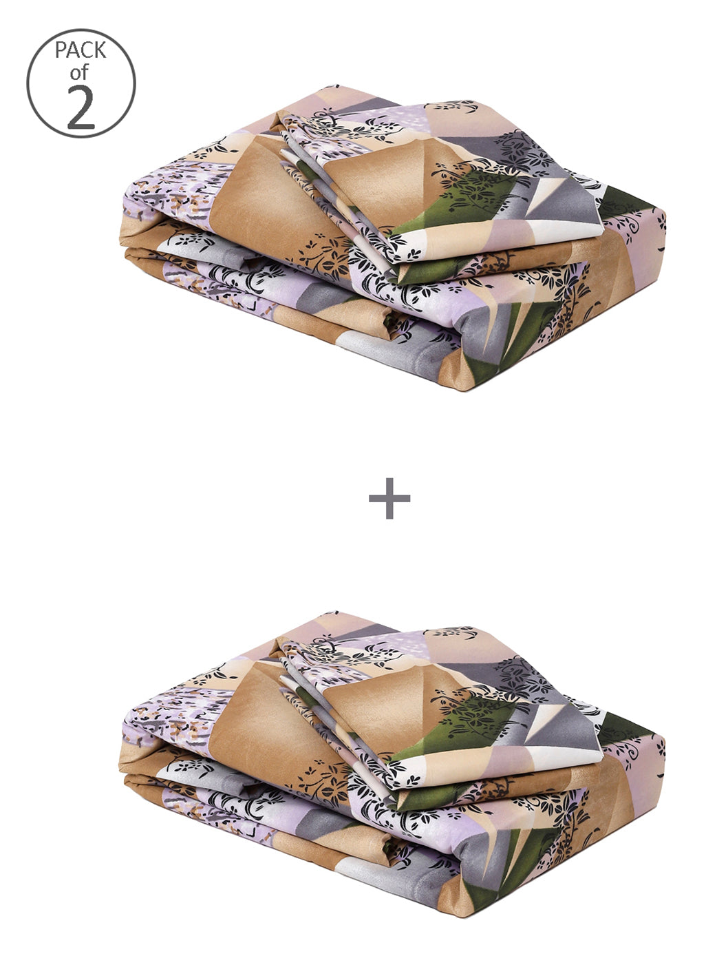 MOCA by Monte Carlo 120 GSM Microfibre Double Bedsheet (2 Pcs Set)