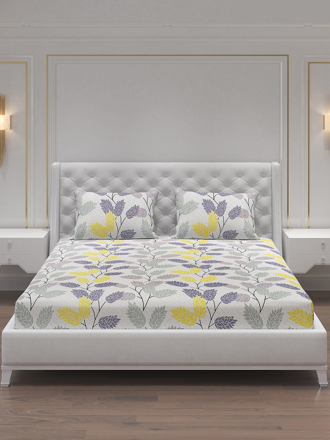 MOCA by Monte Carlo 120 GSM Microfibre Double Bedsheet (2 Pcs Set)