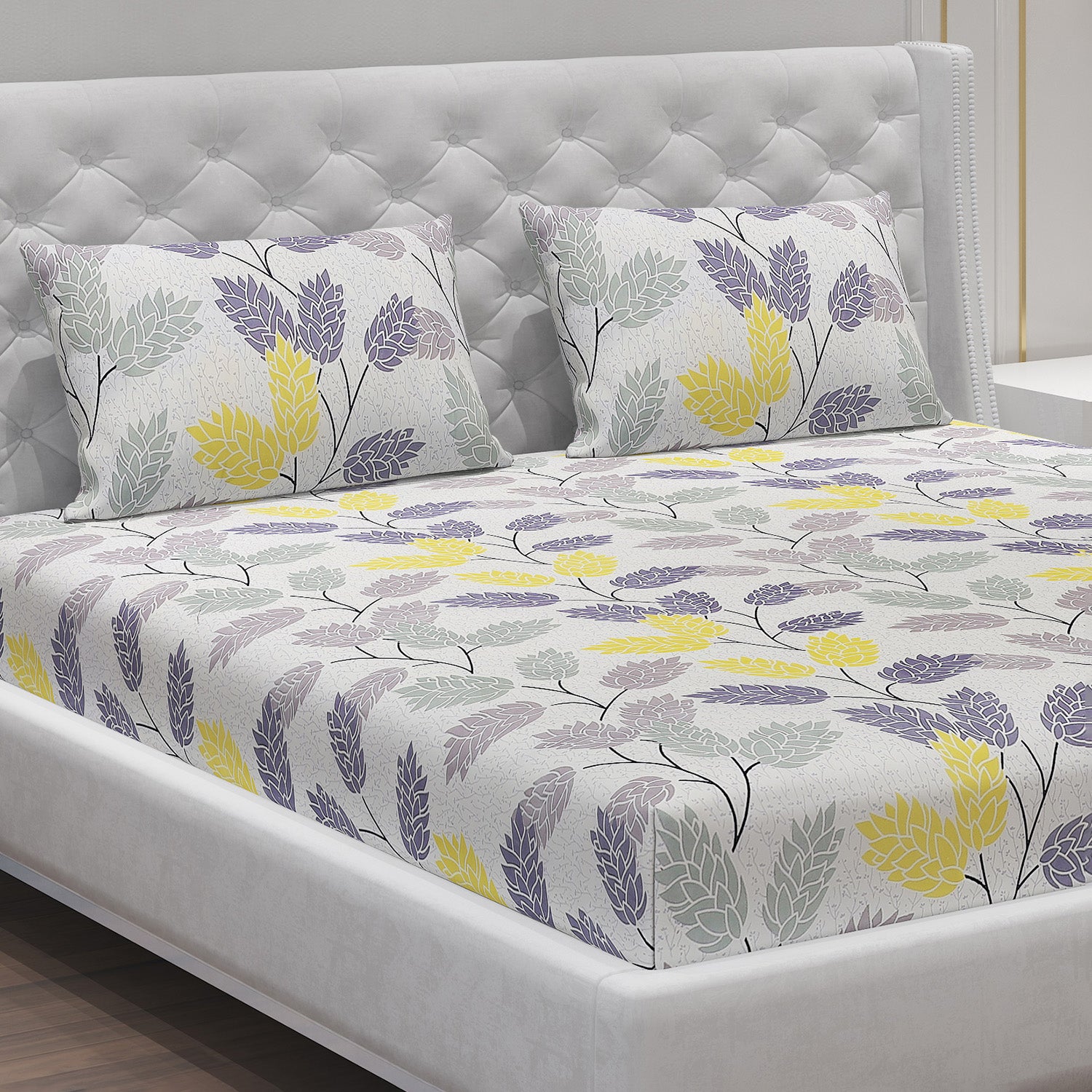 MOCA by Monte Carlo 120 GSM Microfibre Double Bedsheet (2 Pcs Set)