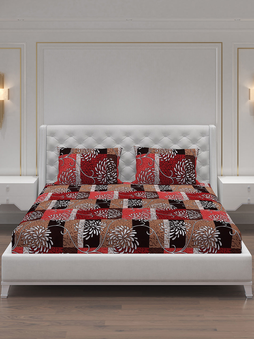 MOCA by Monte Carlo 120 GSM Microfibre Double Bedsheet (2 Pcs Set)