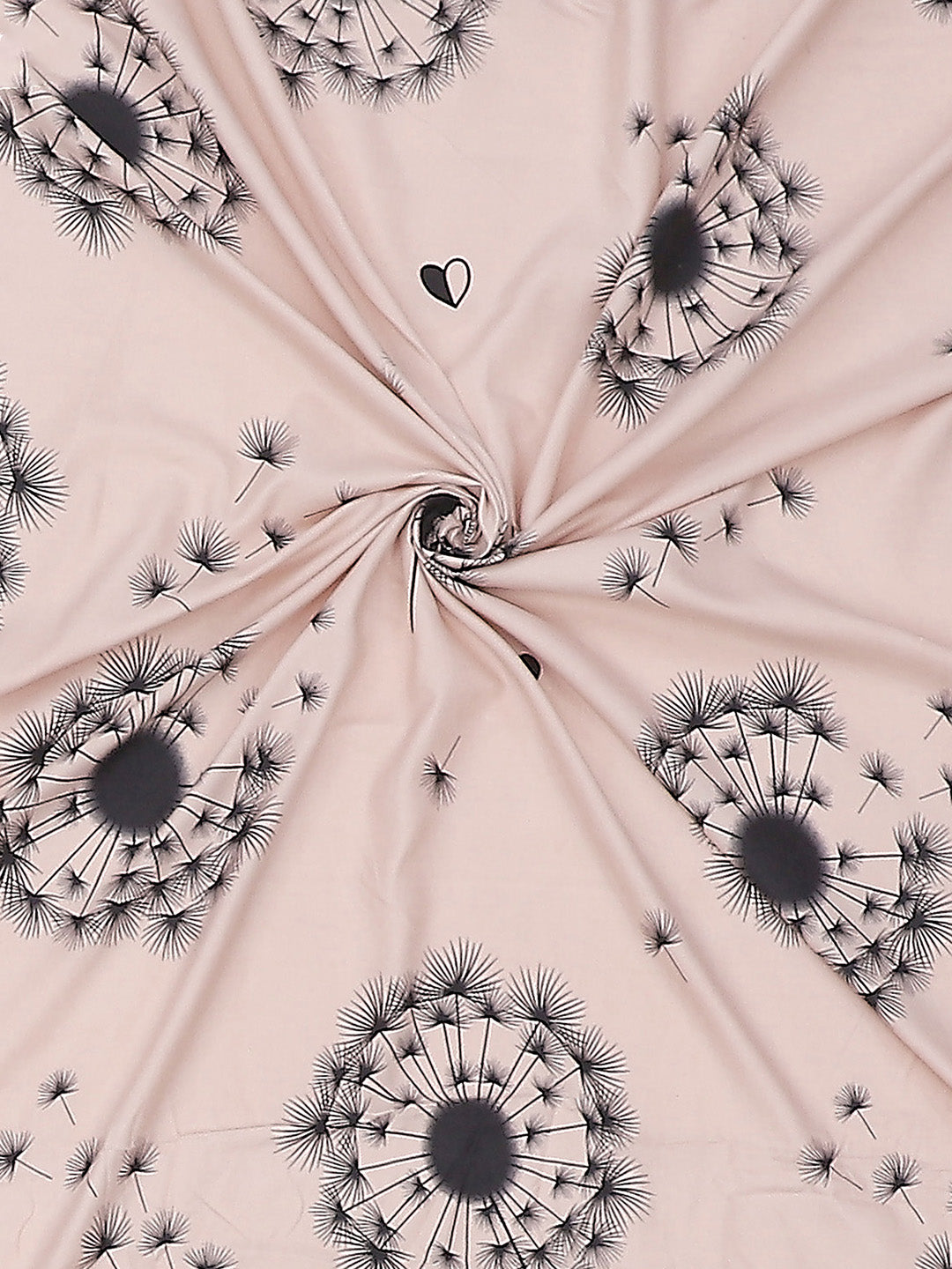 130 GSM Polyester Double Bed Bedsheet with 2 Pillow Covers