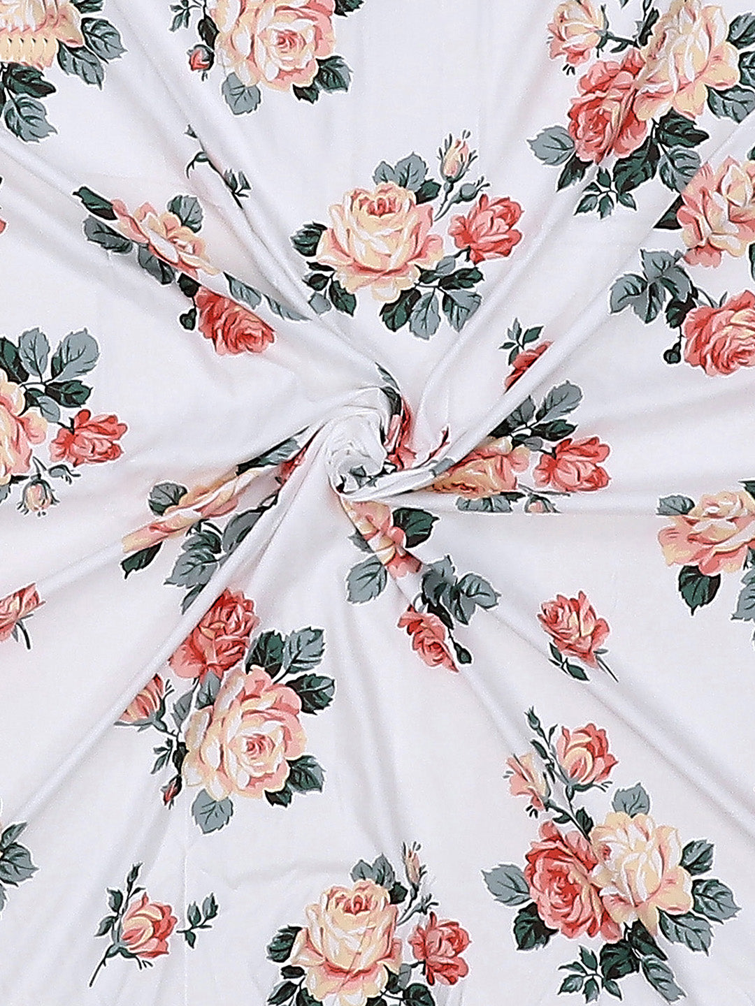 130 GSM Polyester Double Bed Bedsheet with 2 Pillow Covers