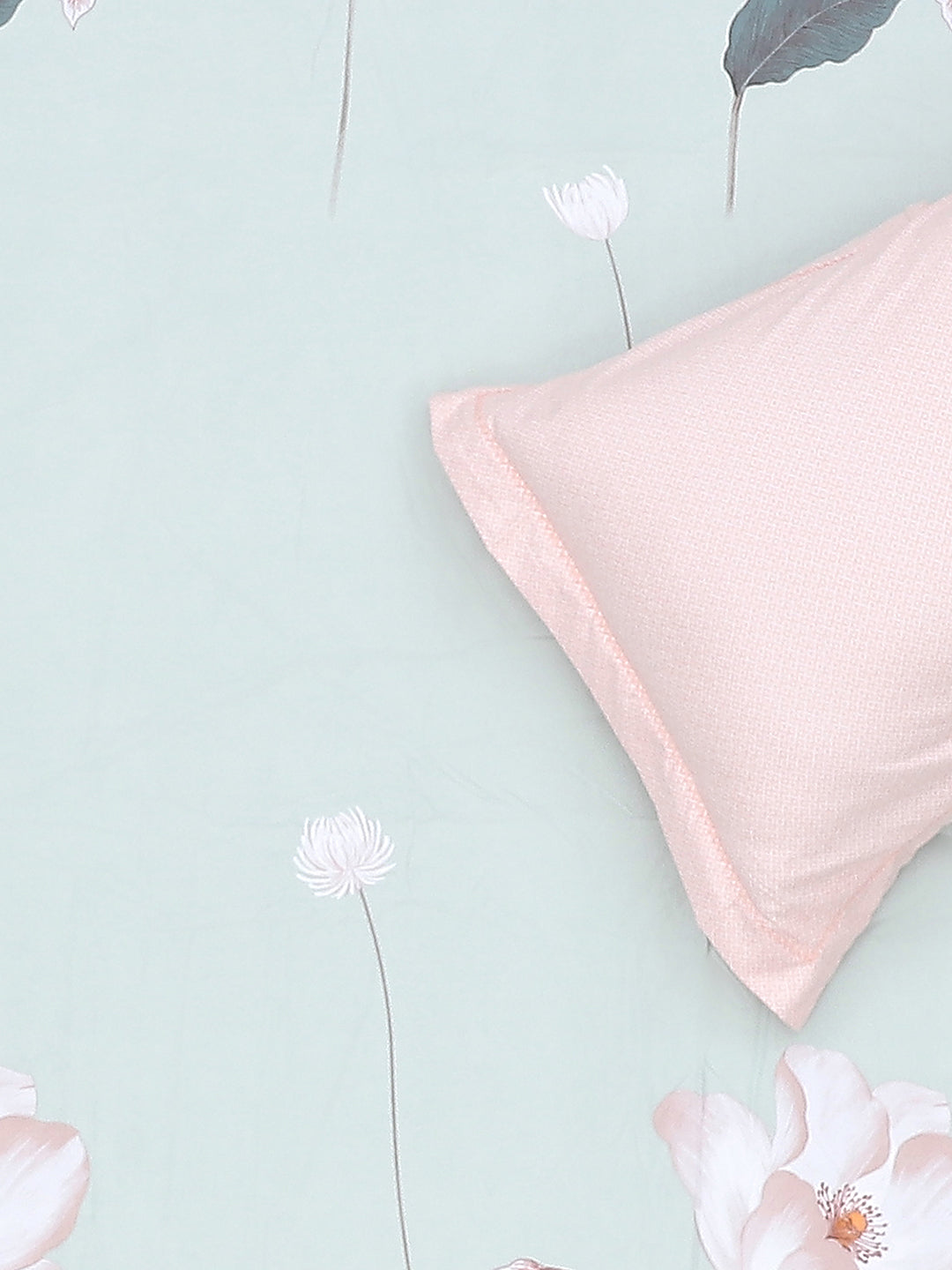 130 GSM Polyester Double Bed Bedsheet with 2 Pillow Covers