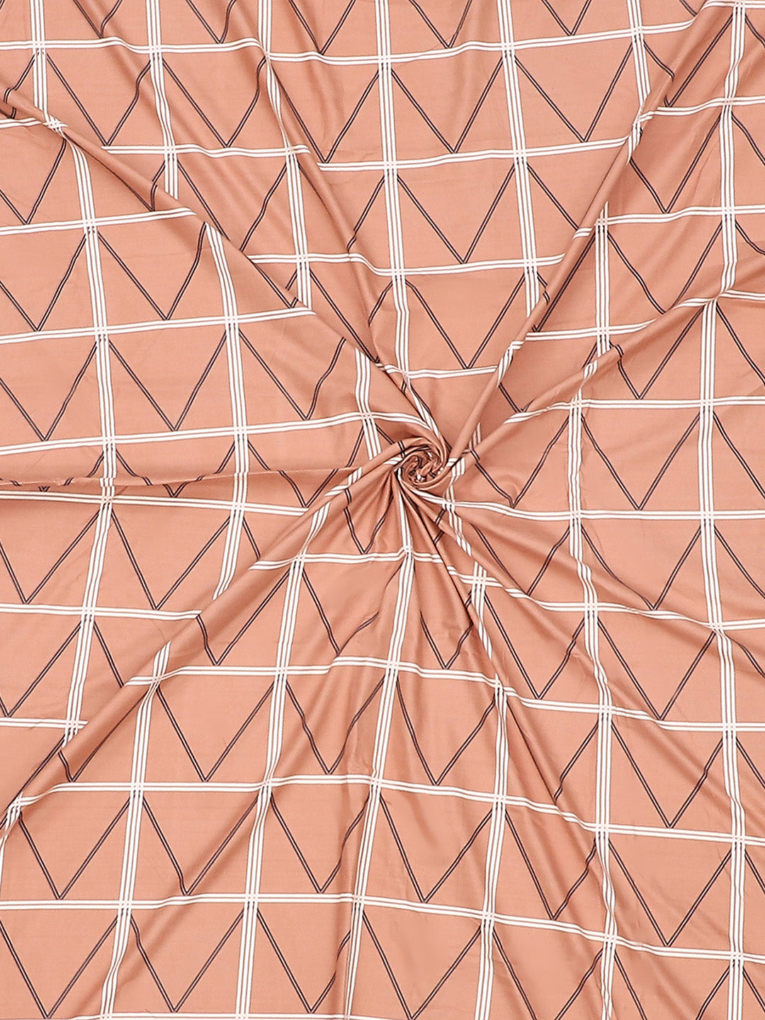 130 GSM Polyester Double Bed Bedsheet with 2 Pillow Covers