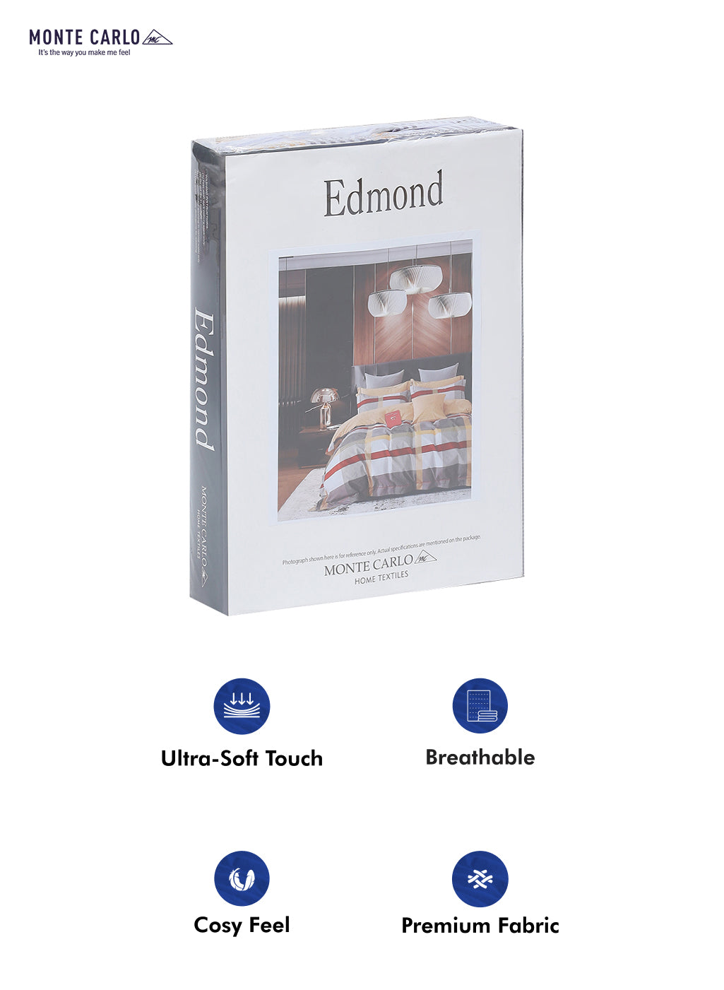 130 GSM Polyester Double Bed Bedsheet with 2 Pillow Covers