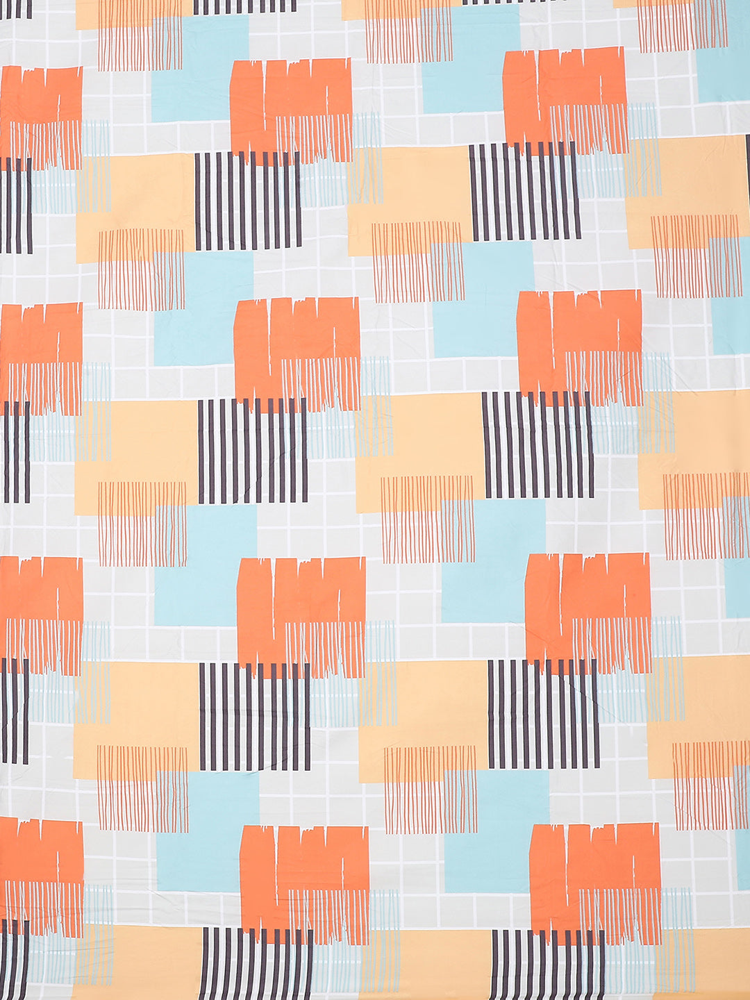 130 GSM Polyester Double Bed Bedsheet with 2 Pillow Covers