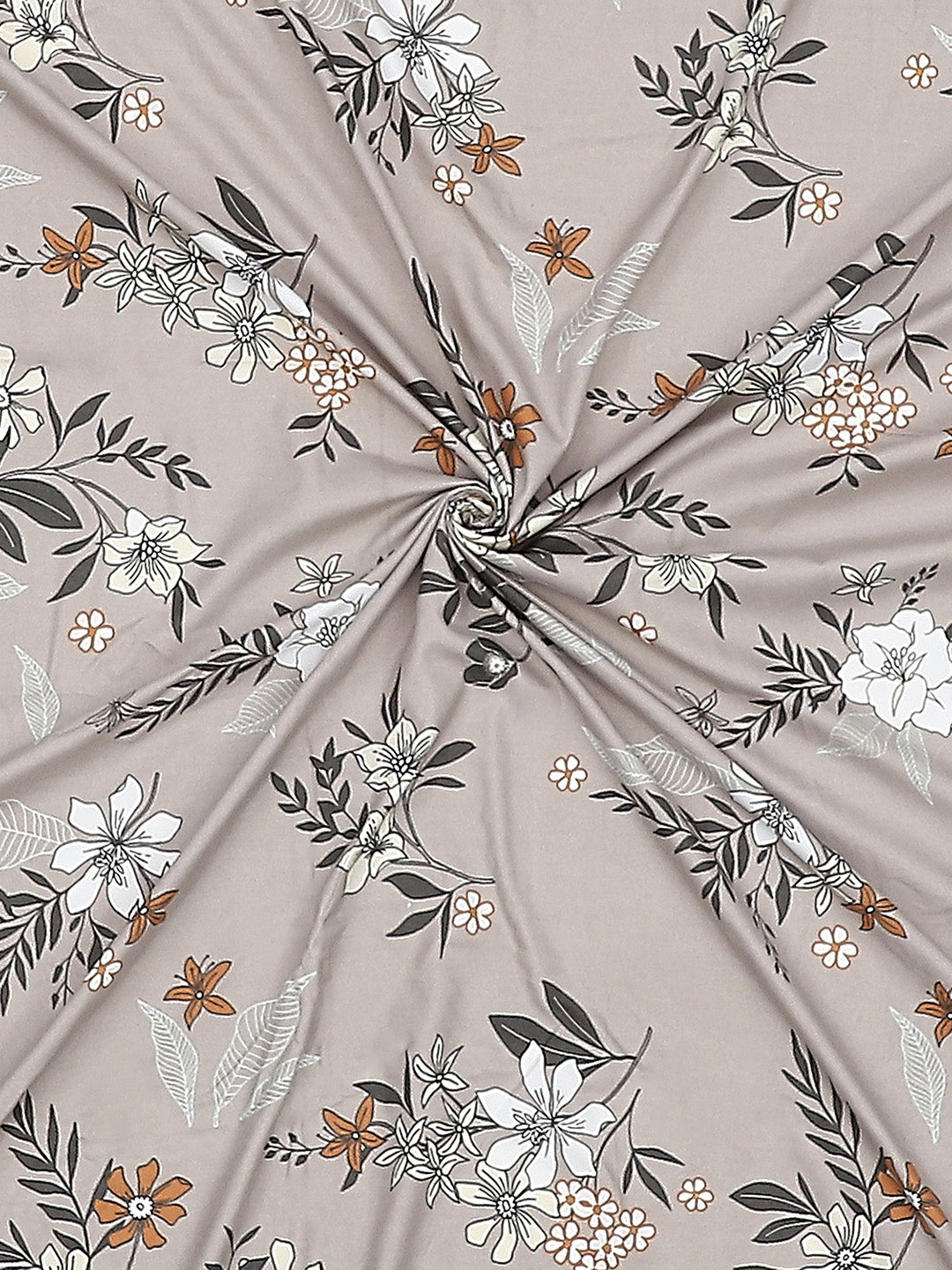 130 GSM Polyester Double Bed Bedsheet with 2 Pillow Covers