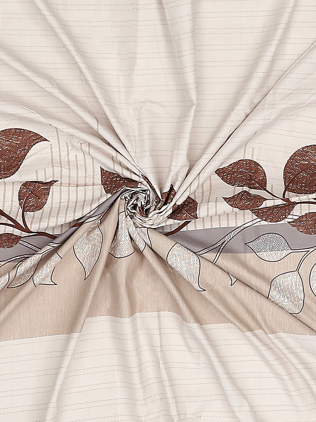 130 GSM Polyester Double Bed Bedsheet with 2 Pillow Covers