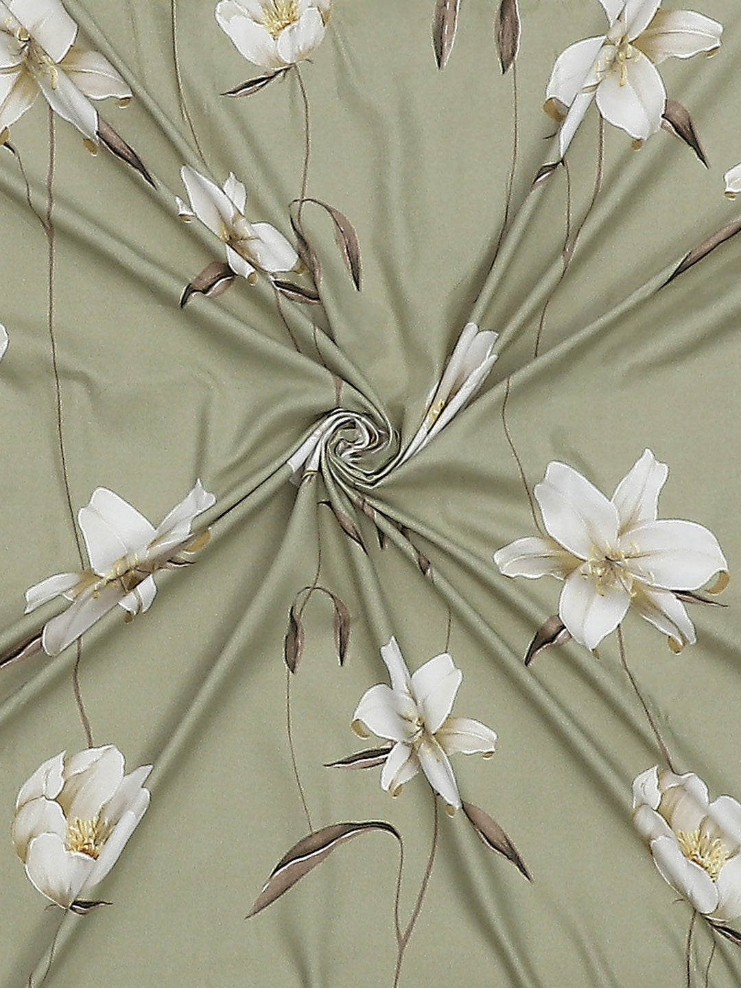 130 GSM Polyester Double Bed Bedsheet with 2 Pillow Covers