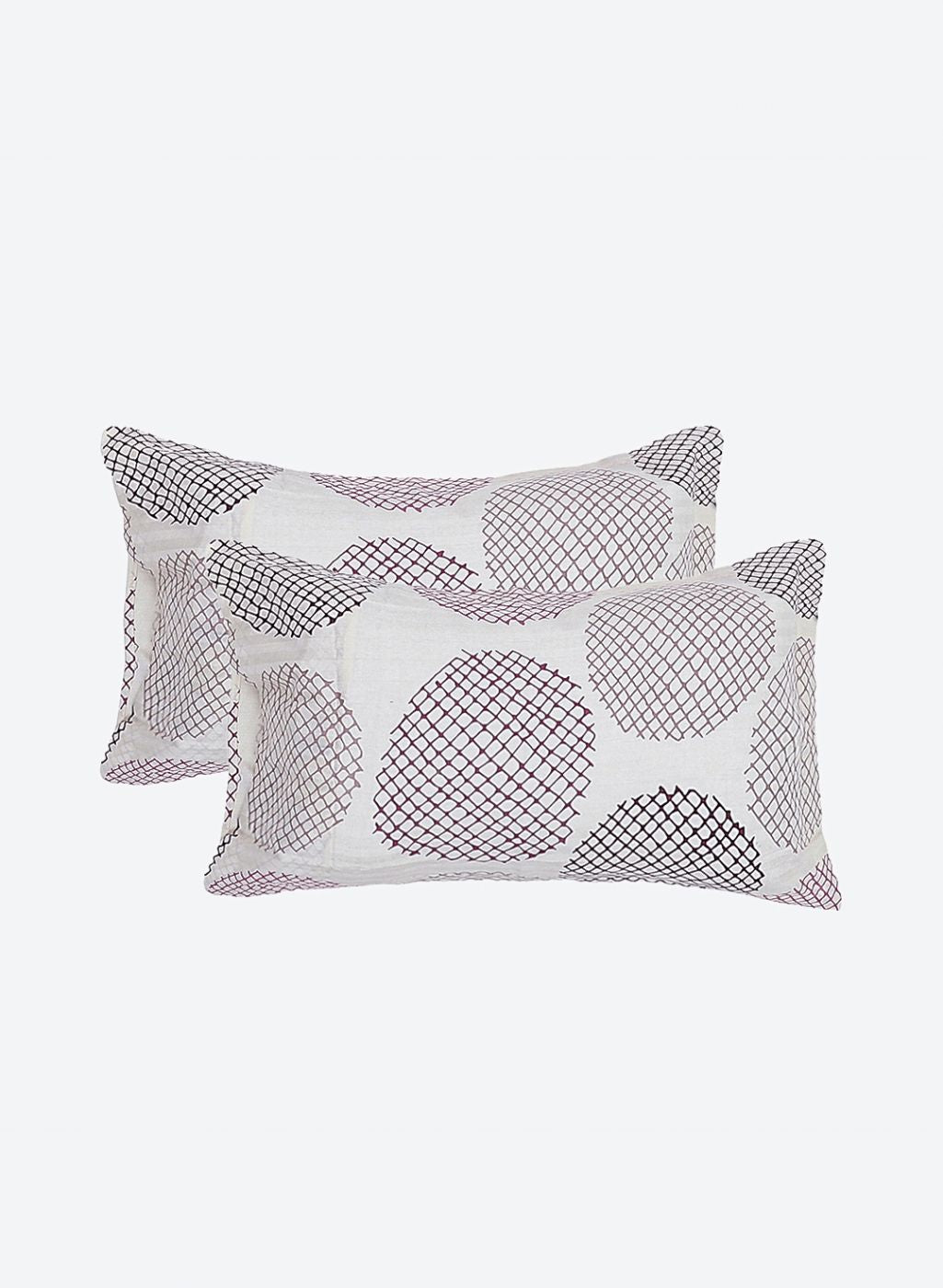 210TC Pure Cotton King Bedsheet with 2 Pillow Covers