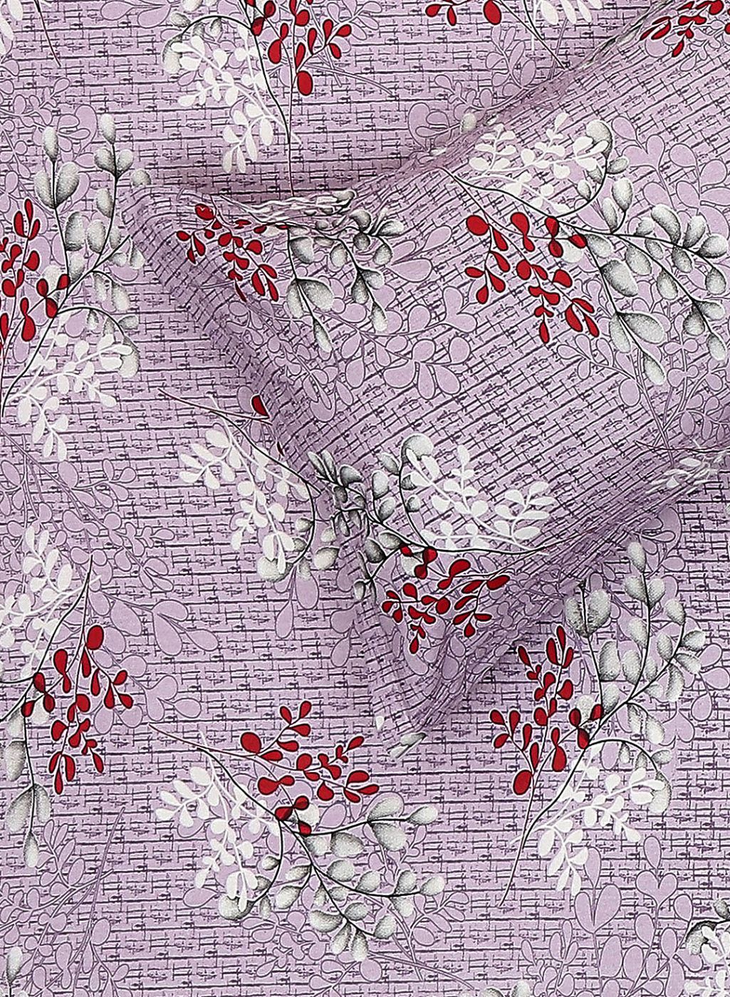 144TC Pure Cotton Single Bedsheet with 1 Pillow Covers