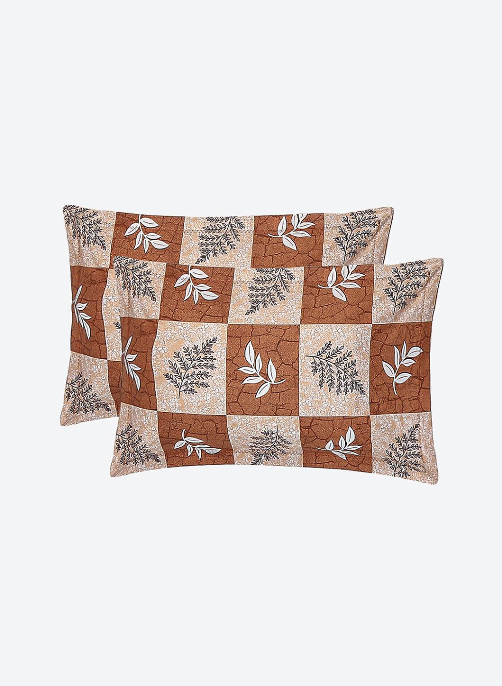 140TC Pure Cotton Queen Bedsheet with 2 Pillow Covers