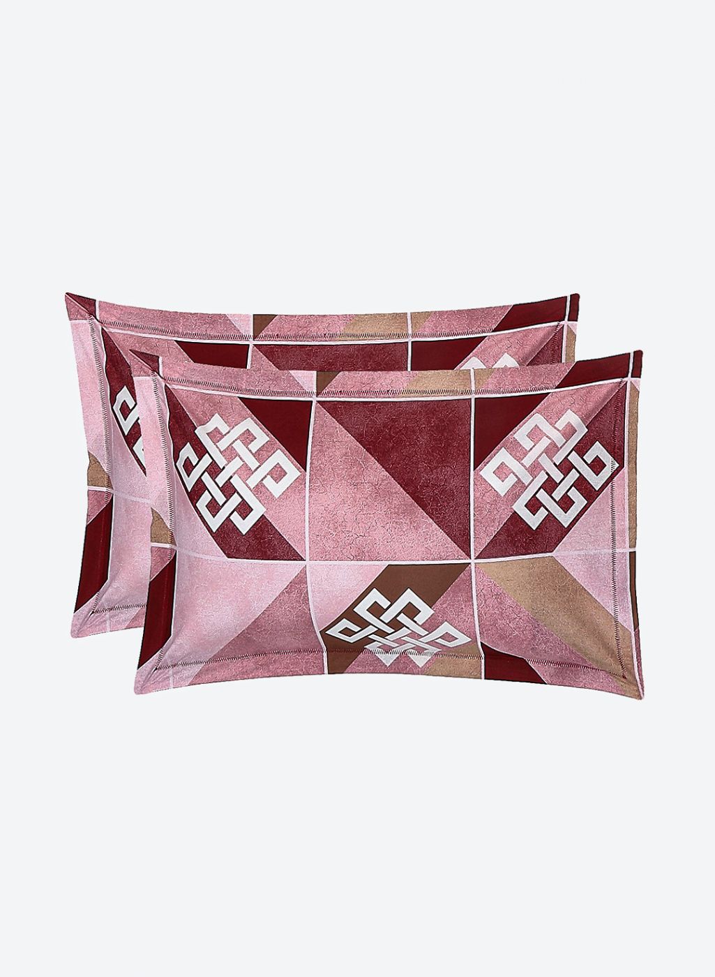 140TC Pure Cotton Queen Bedsheet with 2 Pillow Covers