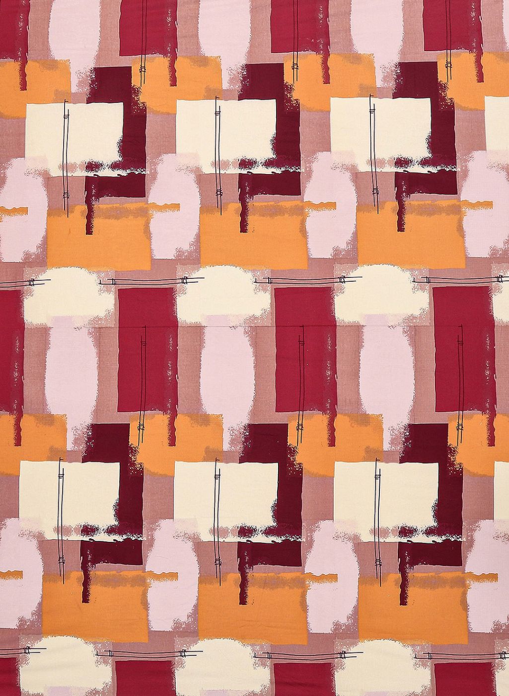 140TC Pure Cotton Queen Bedsheet with 2 Pillow Covers