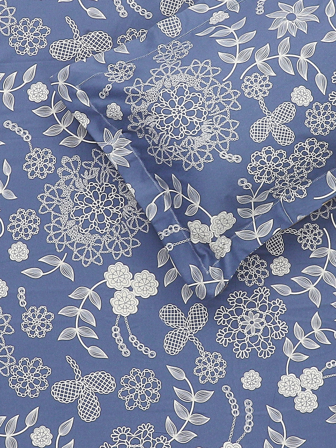 140 TC Cotton Double Bed Bedsheet with 2 Pillow Covers