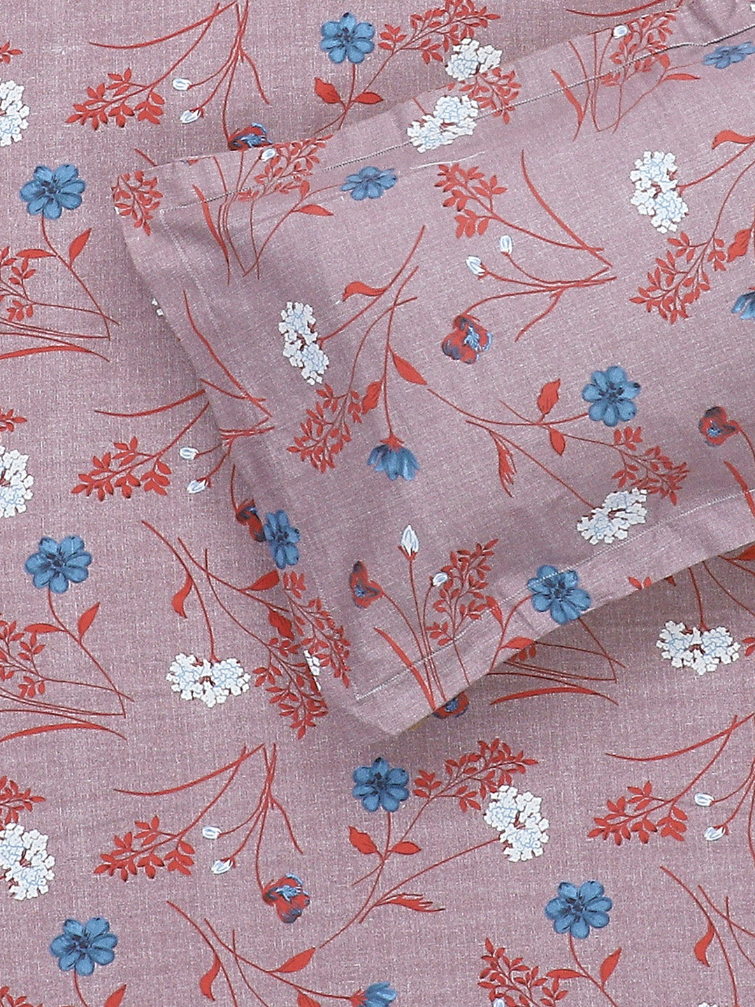 140 TC Cotton Double Bed Bedsheet with 2 Pillow Covers